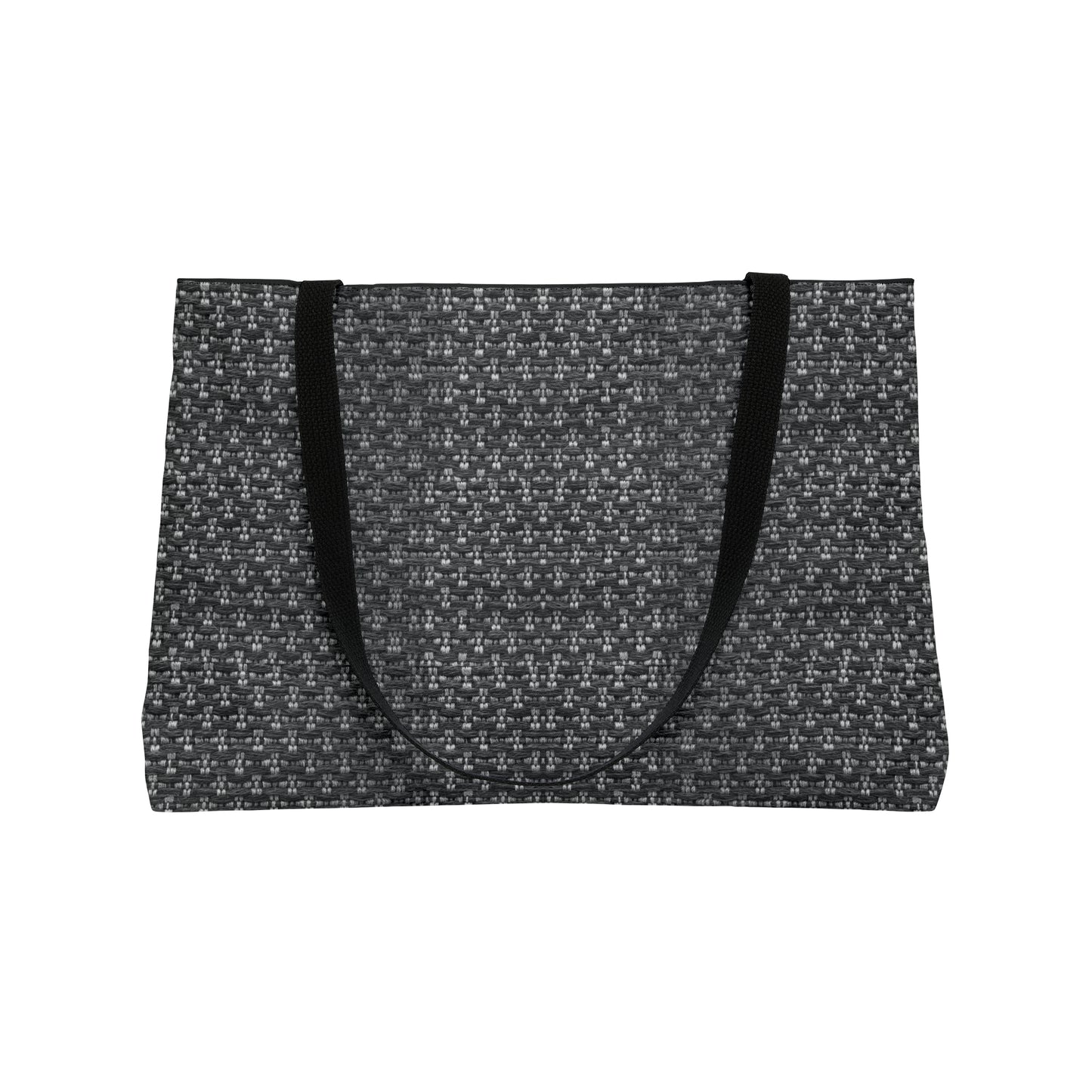 Hand Woven Tweed Look Weekender Tote Bag