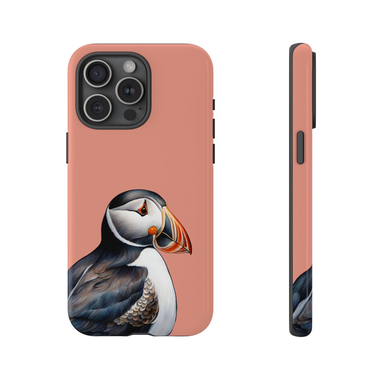 Puffin Wildlife iPhone Samsung Galaxy Google Pixel Tough Cases