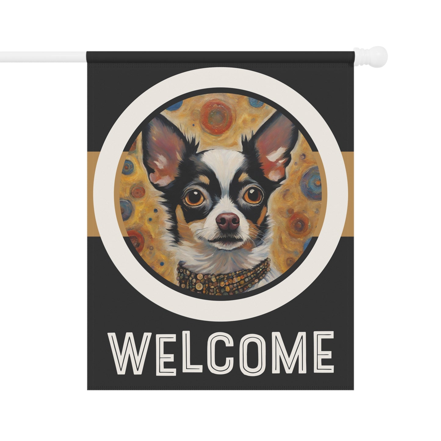 Chihuahua Welcome 2-Sided Garden & House Flag/Banner