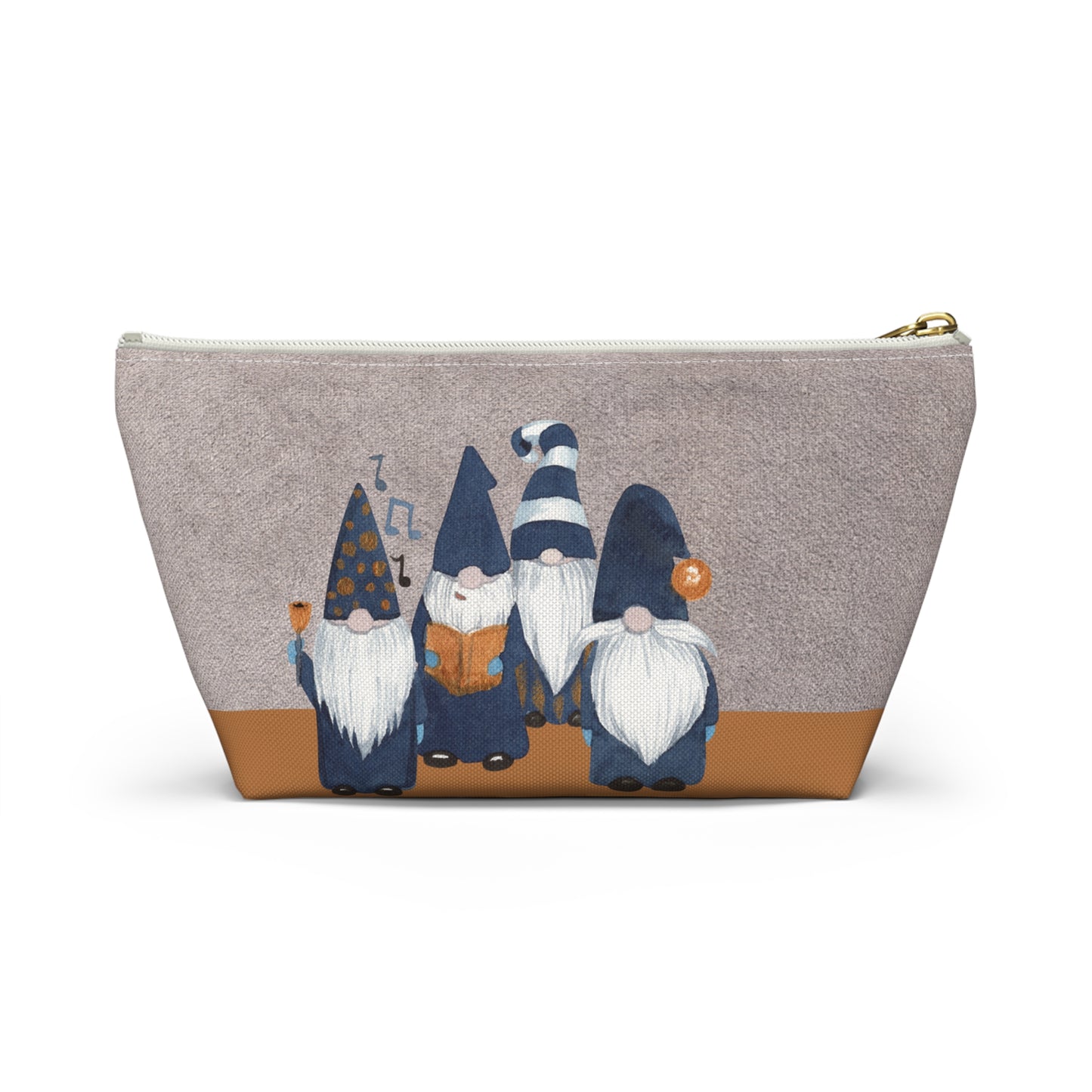 Gnome Carolers Accessory Pouch w T-bottom