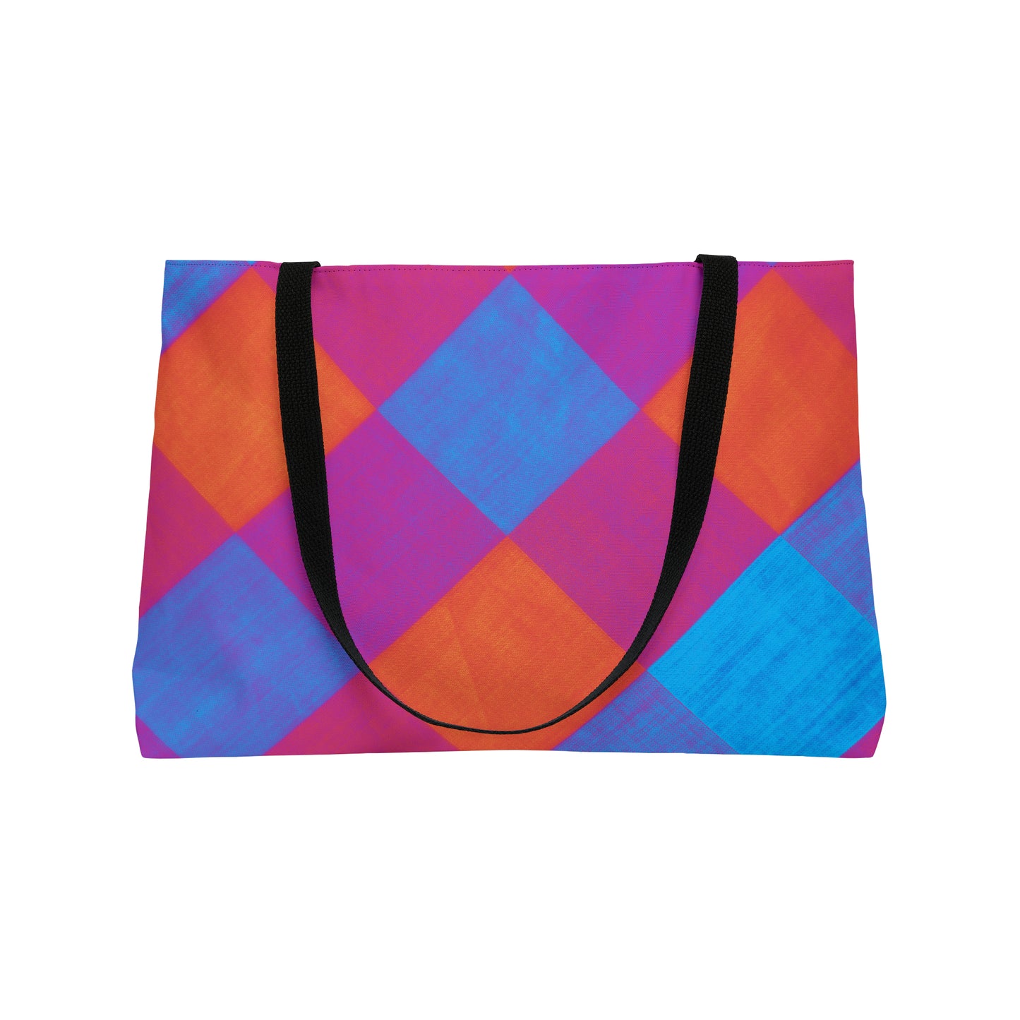 Loud Bang Plaid Weekender Tote Bag