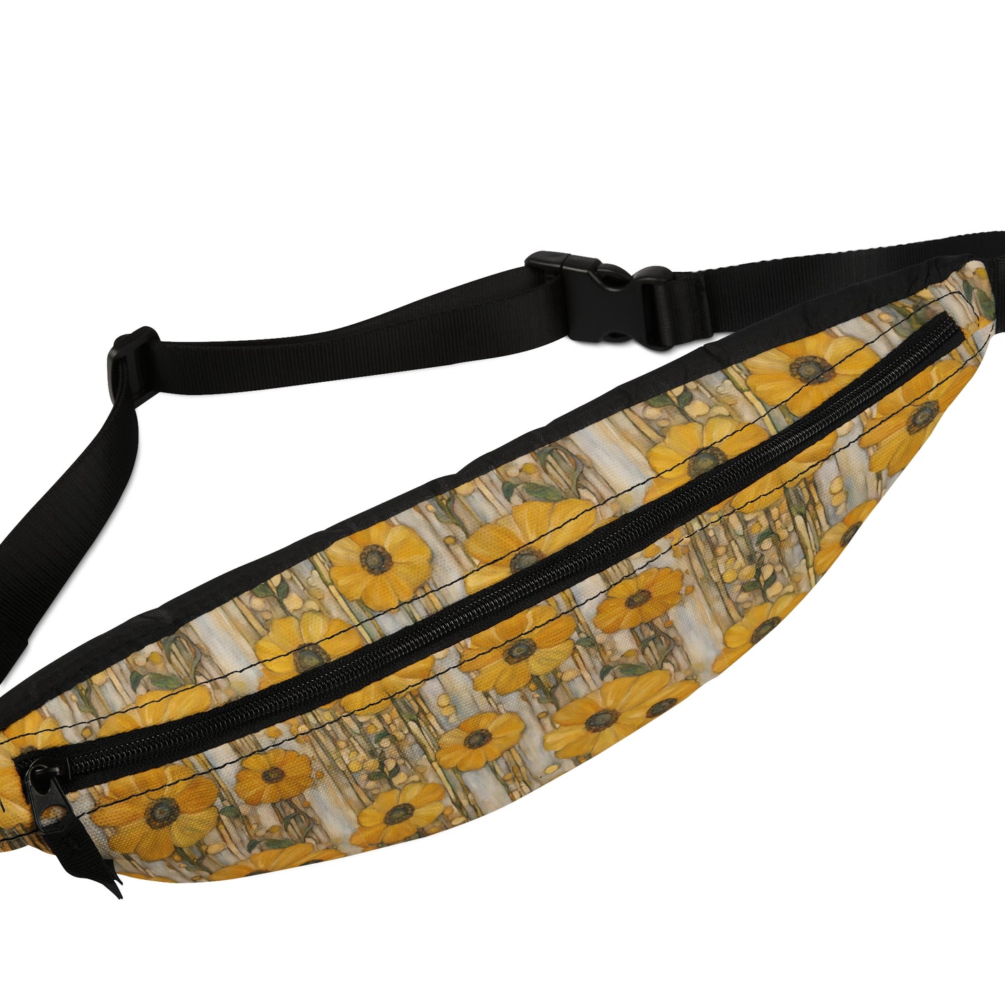 Yellow Flowers Designer Fanny Pack