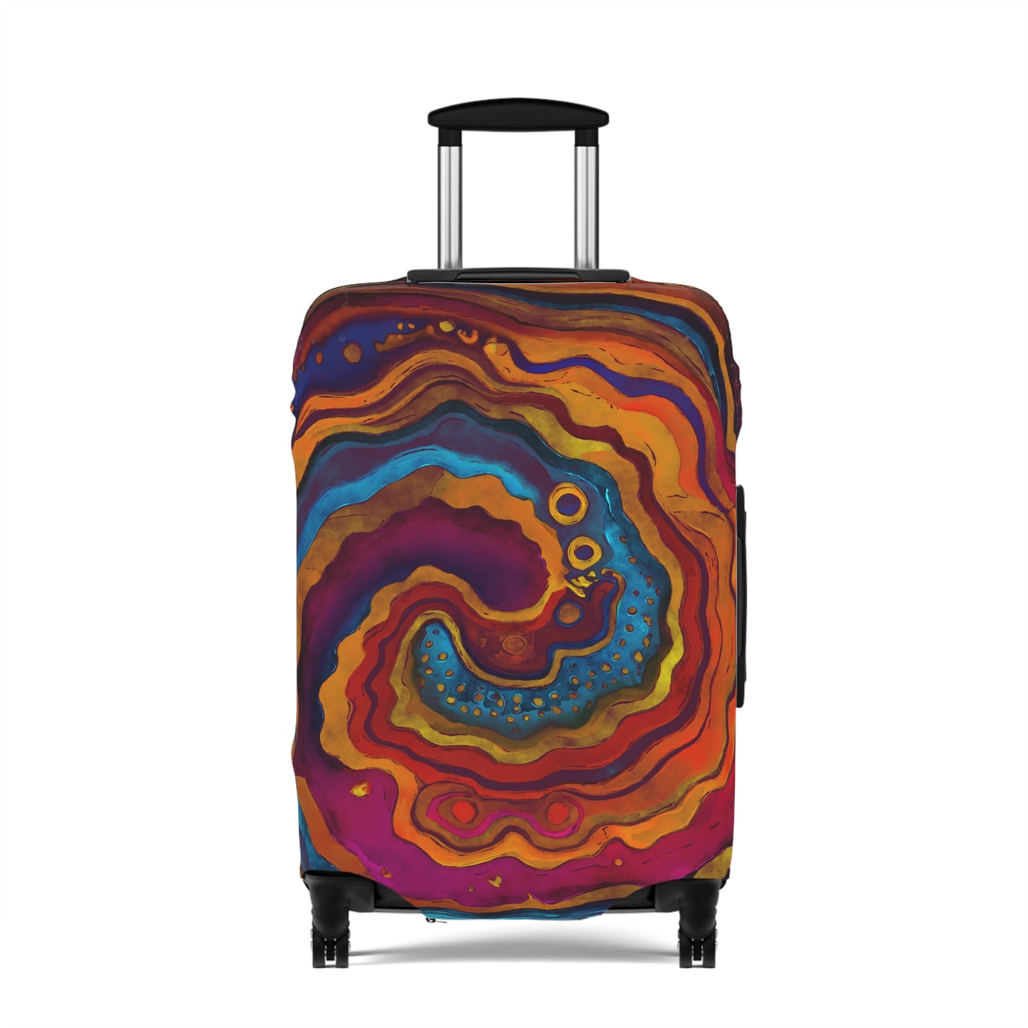 Geode Swirl Luggage Cover