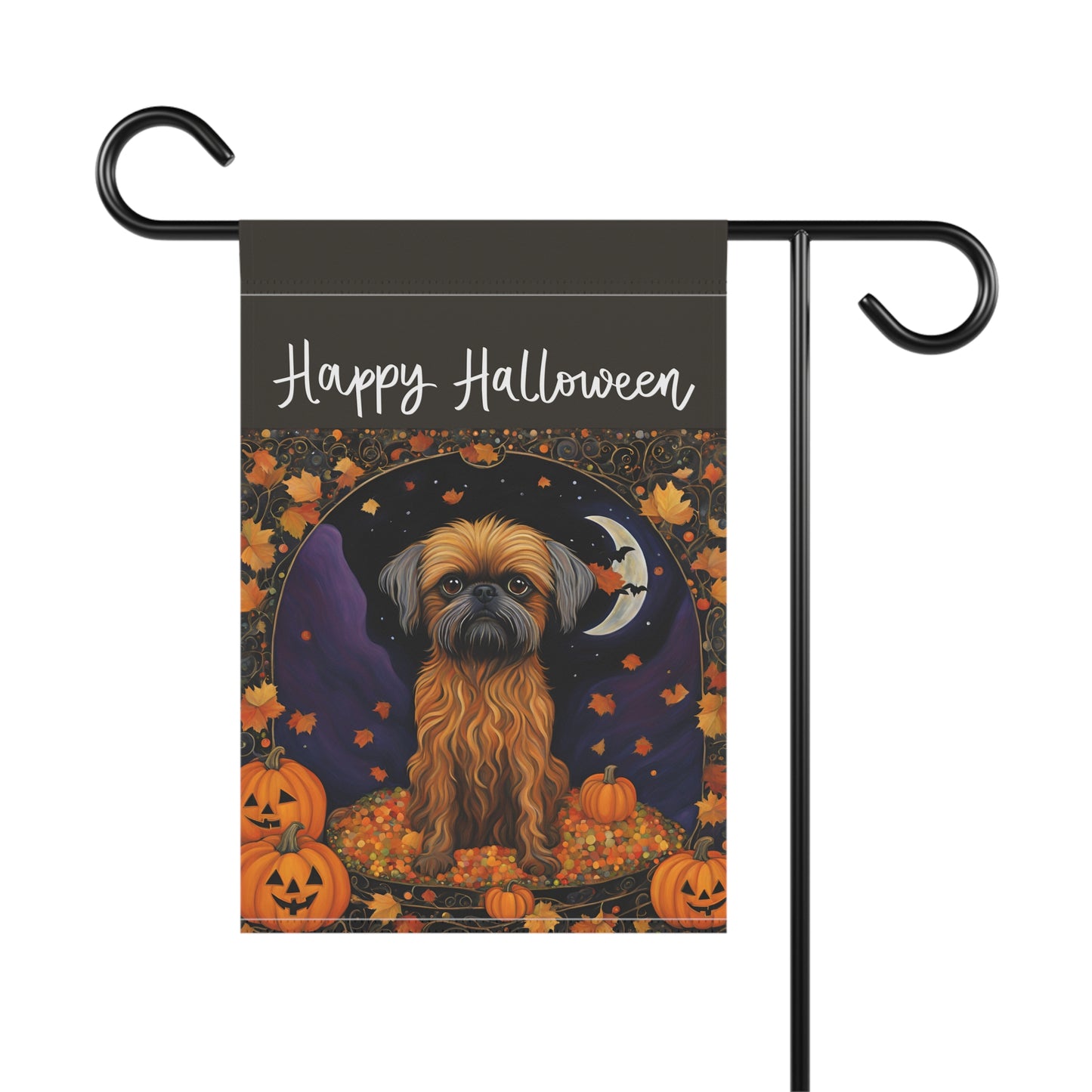 Griffin Happy Halloween 2-Sided Garden & House Flag/Banner