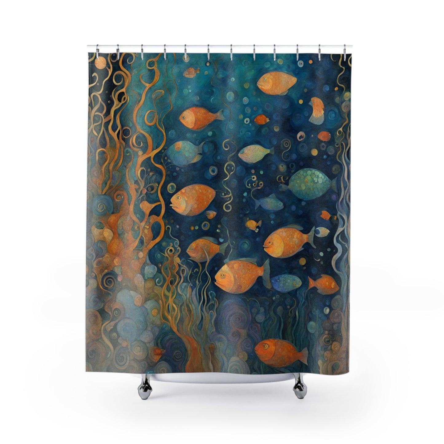 Sea Me Now Polyester Shower Curtain