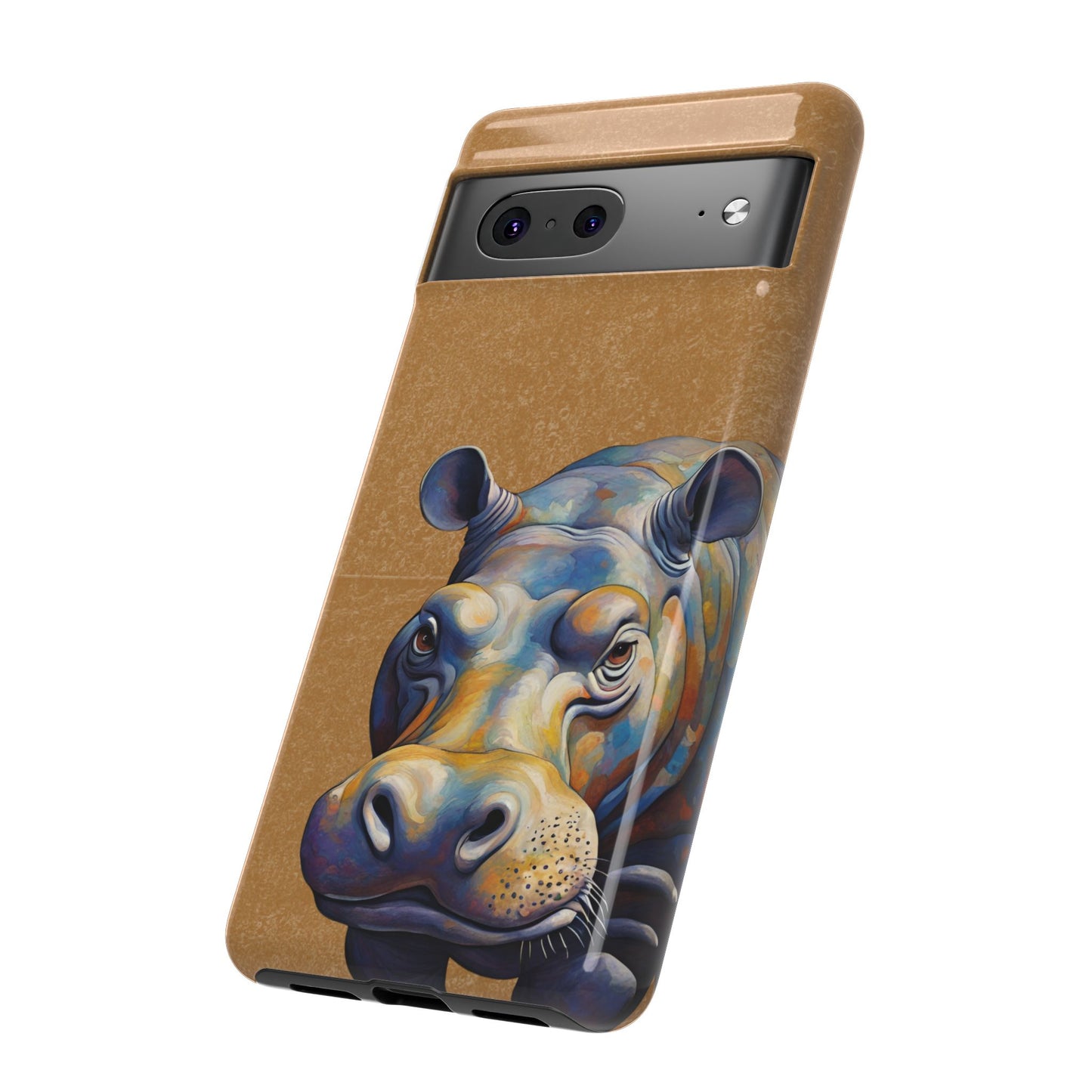 Hippo Wildlife iPhone Samsung Galaxy Google Pixel Tough Cases