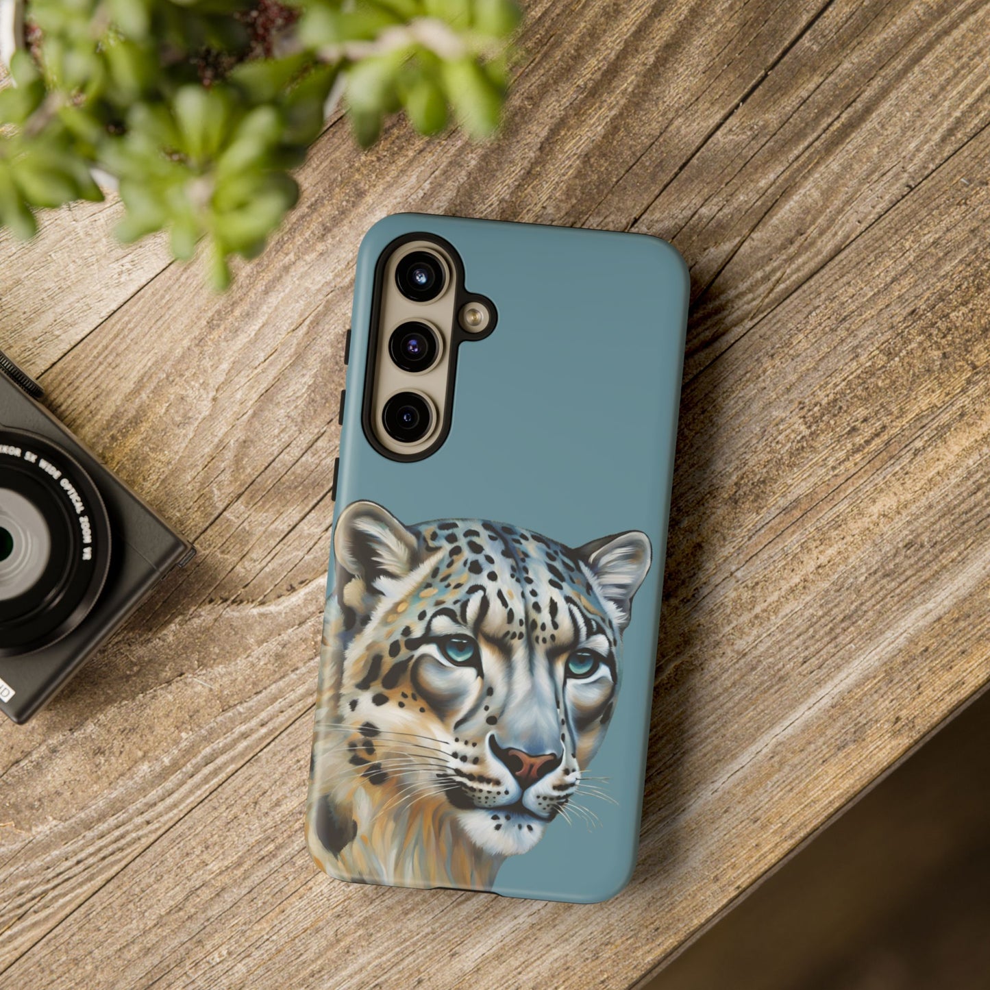 Snow Leopard iPhone Samsung Galaxy Google Pixel Tough Cases