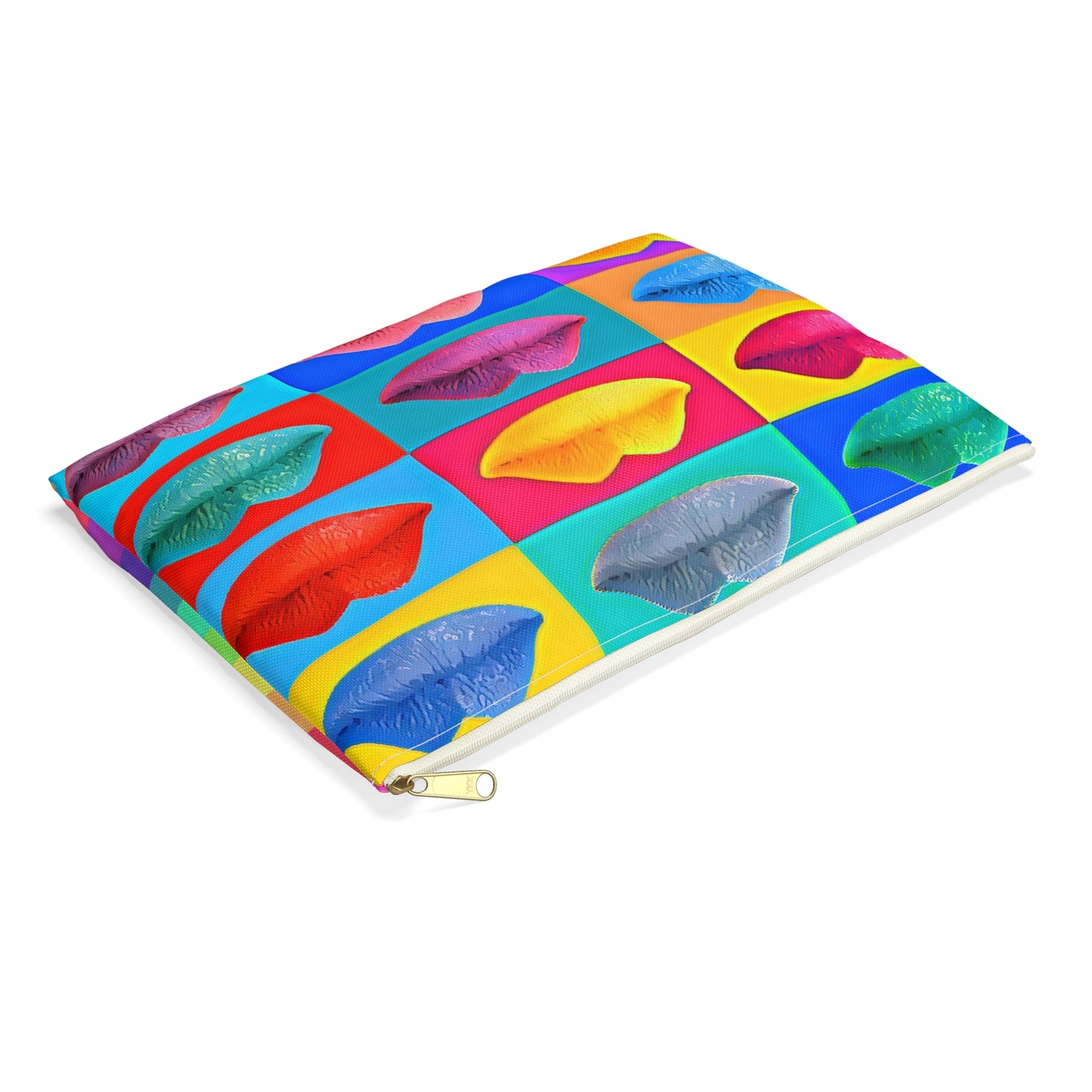 Pop Art Lips Accessory Pouch