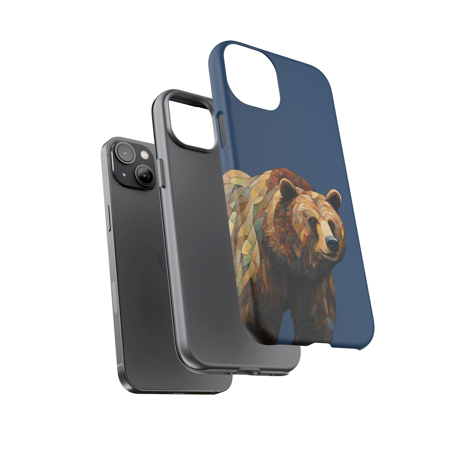 Grizzly Wildlife iPhone Samsung Galaxy Google Pixel Tough Cases