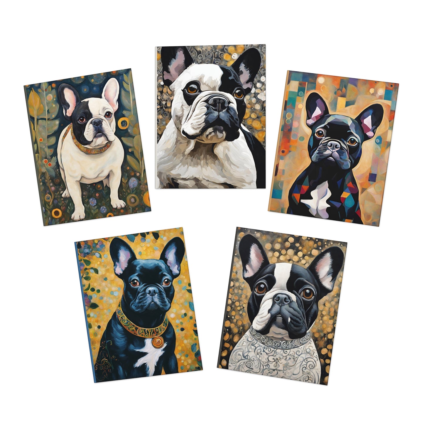 French Bulldog Greeting Cards (5-Pack)