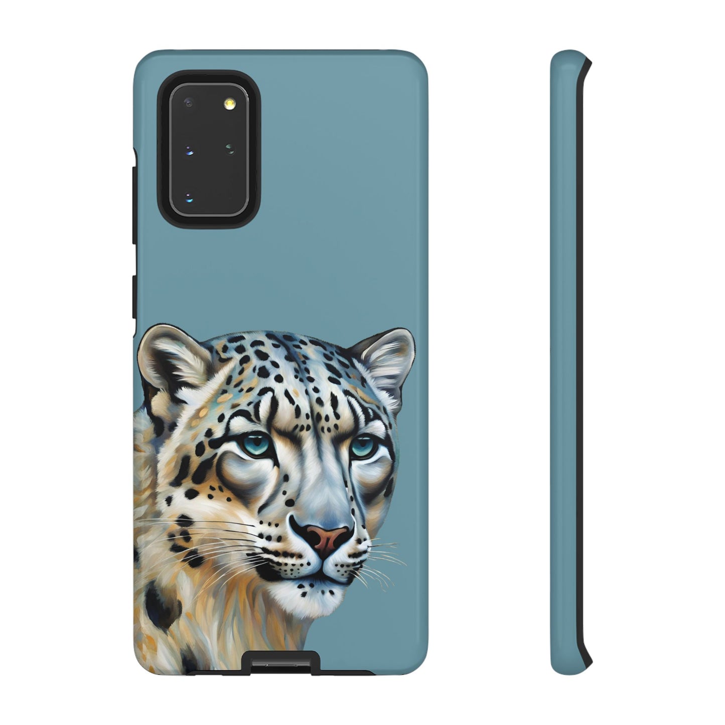 Snow Leopard iPhone Samsung Galaxy Google Pixel Tough Cases