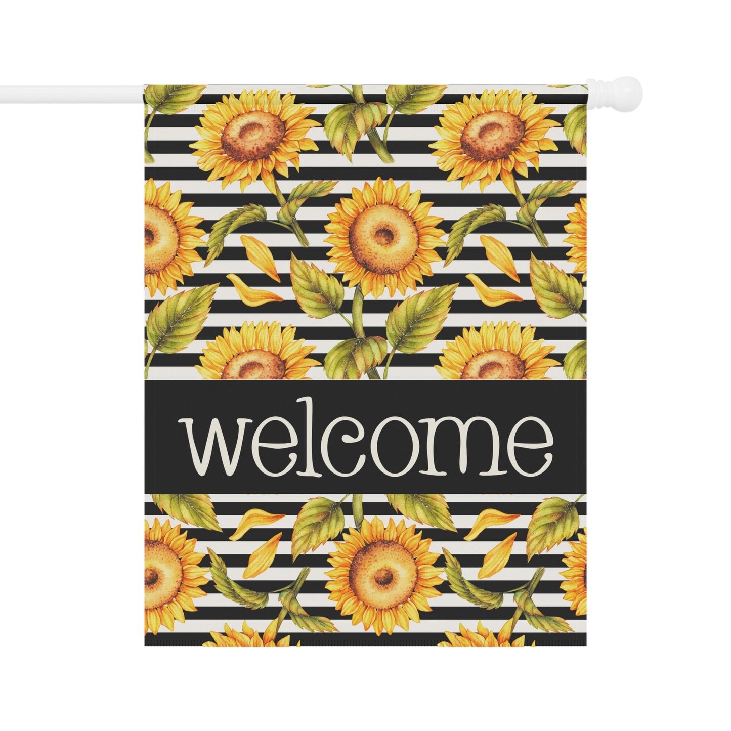 Sunflowers Welcome 2-Sided  Garden & House Flag/Banner