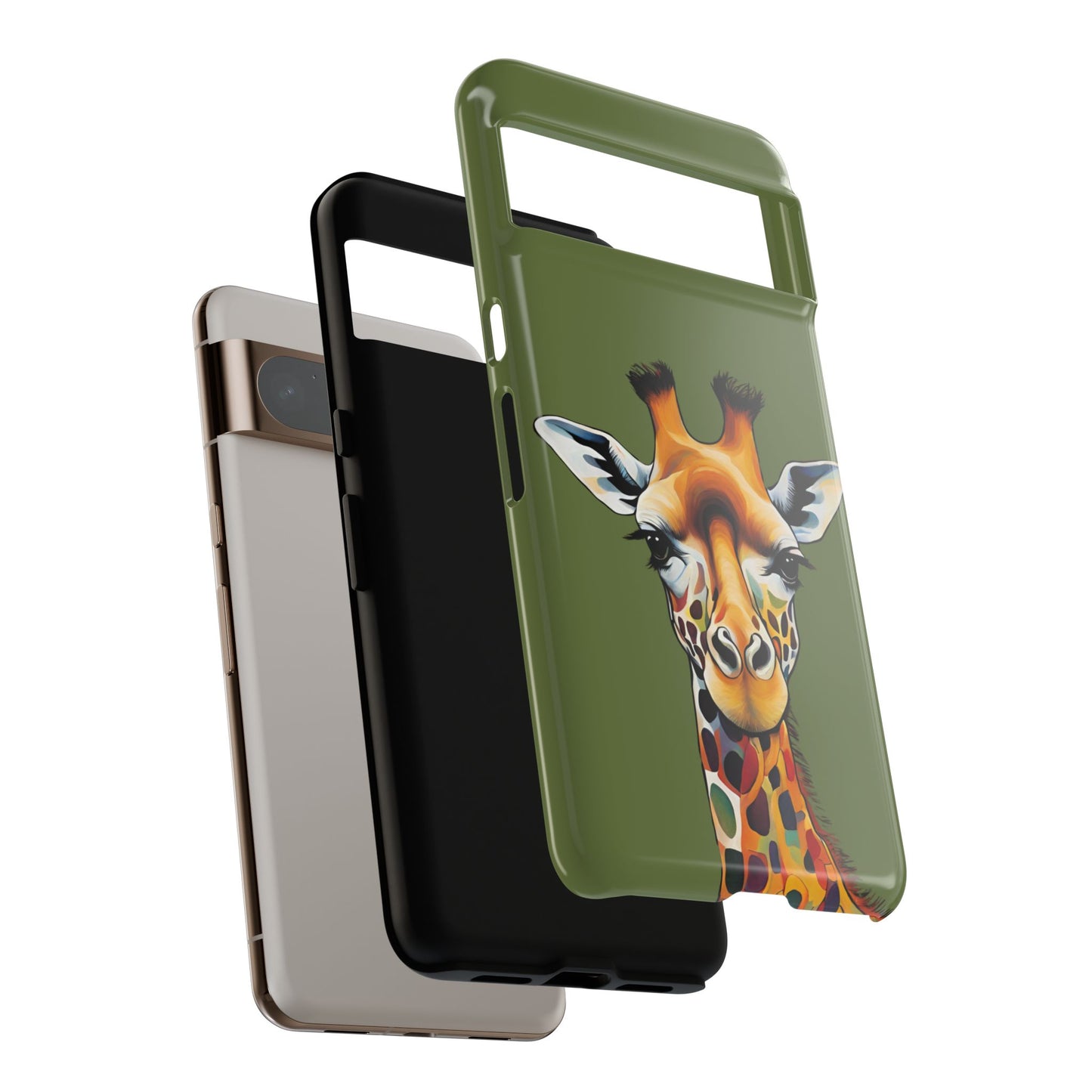 Giraffe Wildlife iPhone Samsung Galaxy Google Pixel Tough Cases