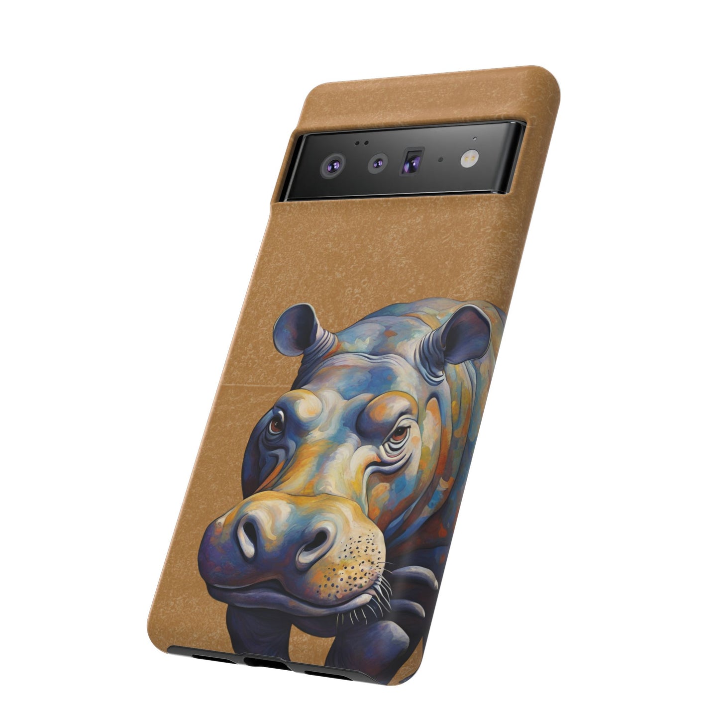 Hippo Wildlife iPhone Samsung Galaxy Google Pixel Tough Cases