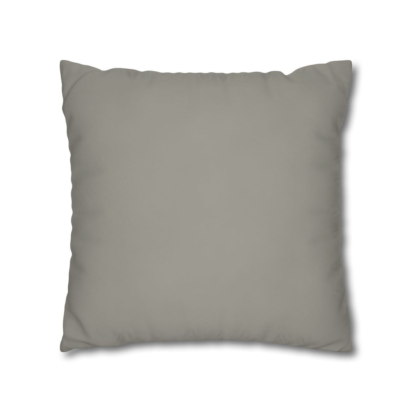 Trees in the Mist Square Poly Canvas Pillowcase