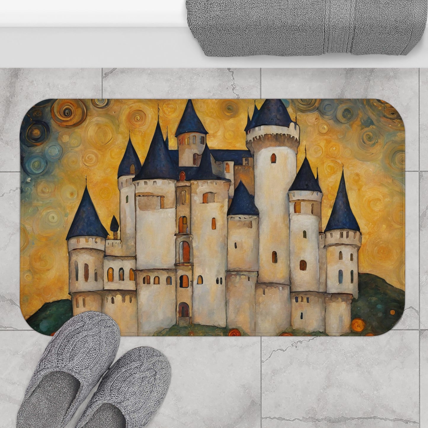 Castle on the Hill Microfiber Bath Mat