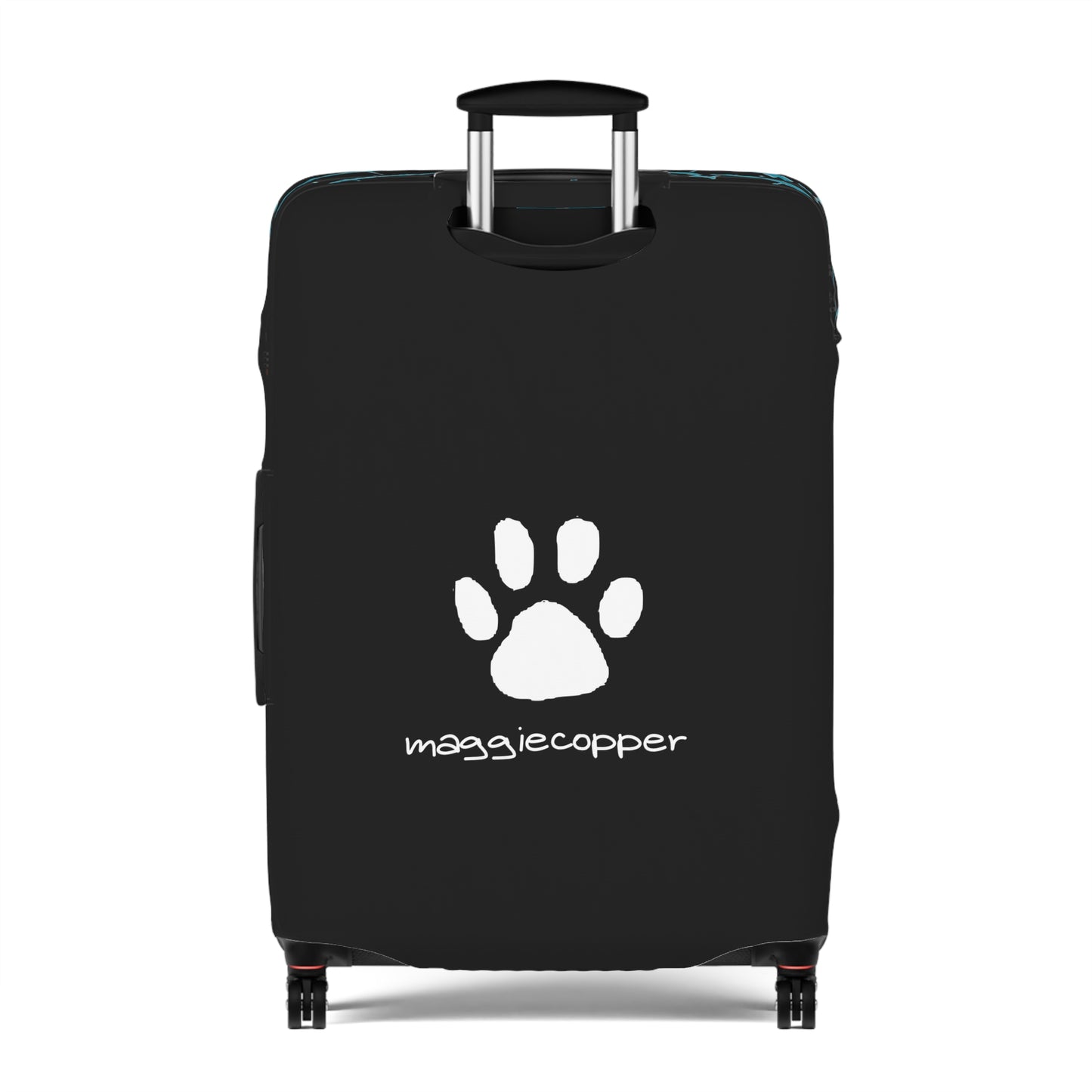 German Shepherd on Skateboard Paws Off My Bag Luggage Cover