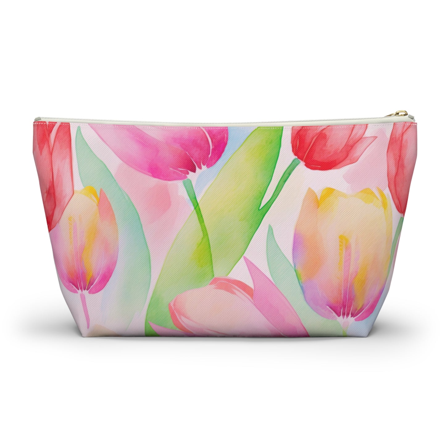 Through the Tulips Accessory Pouch w T-bottom