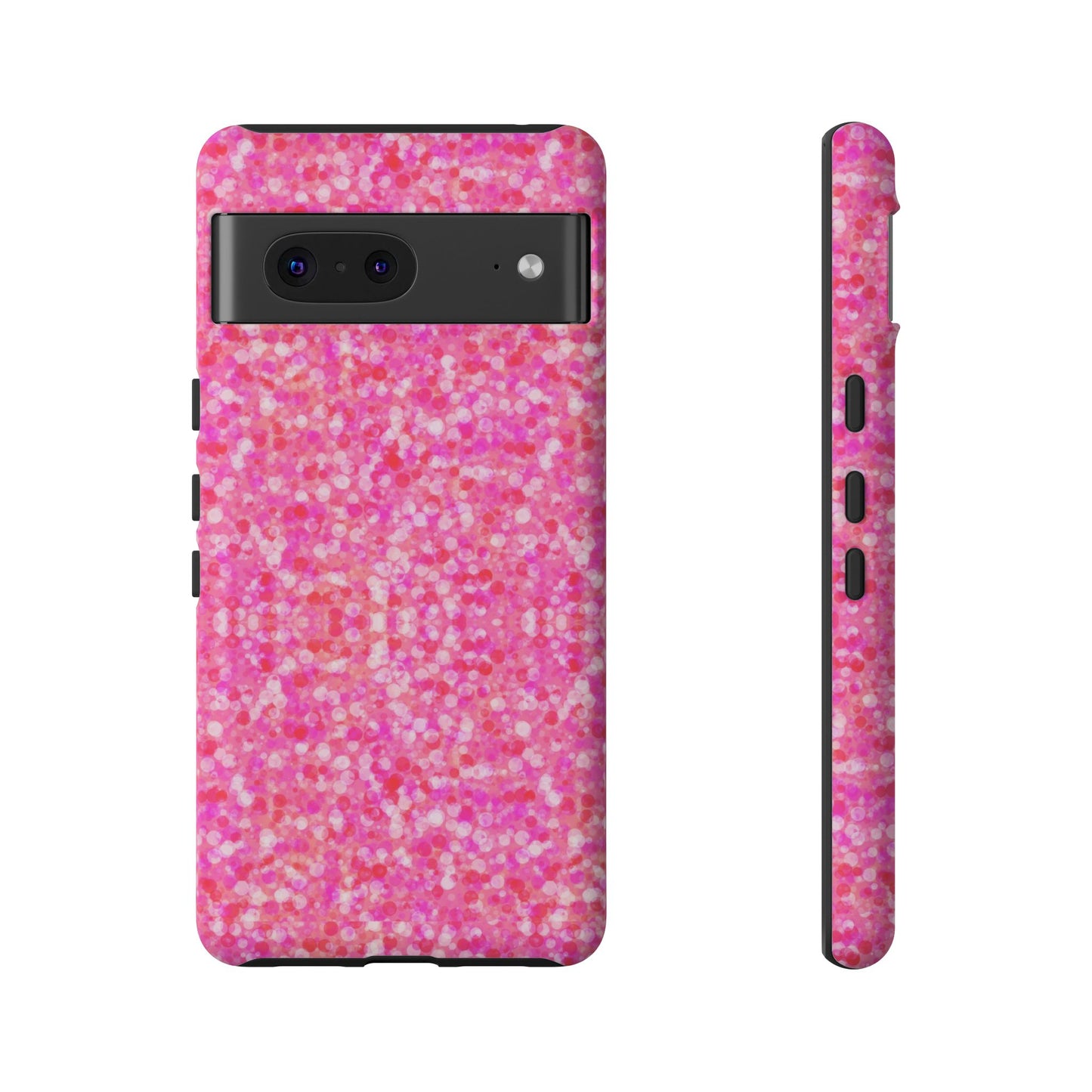 Poppin Pink iPhone Samsung Galaxy Google Pixel Tough Cases