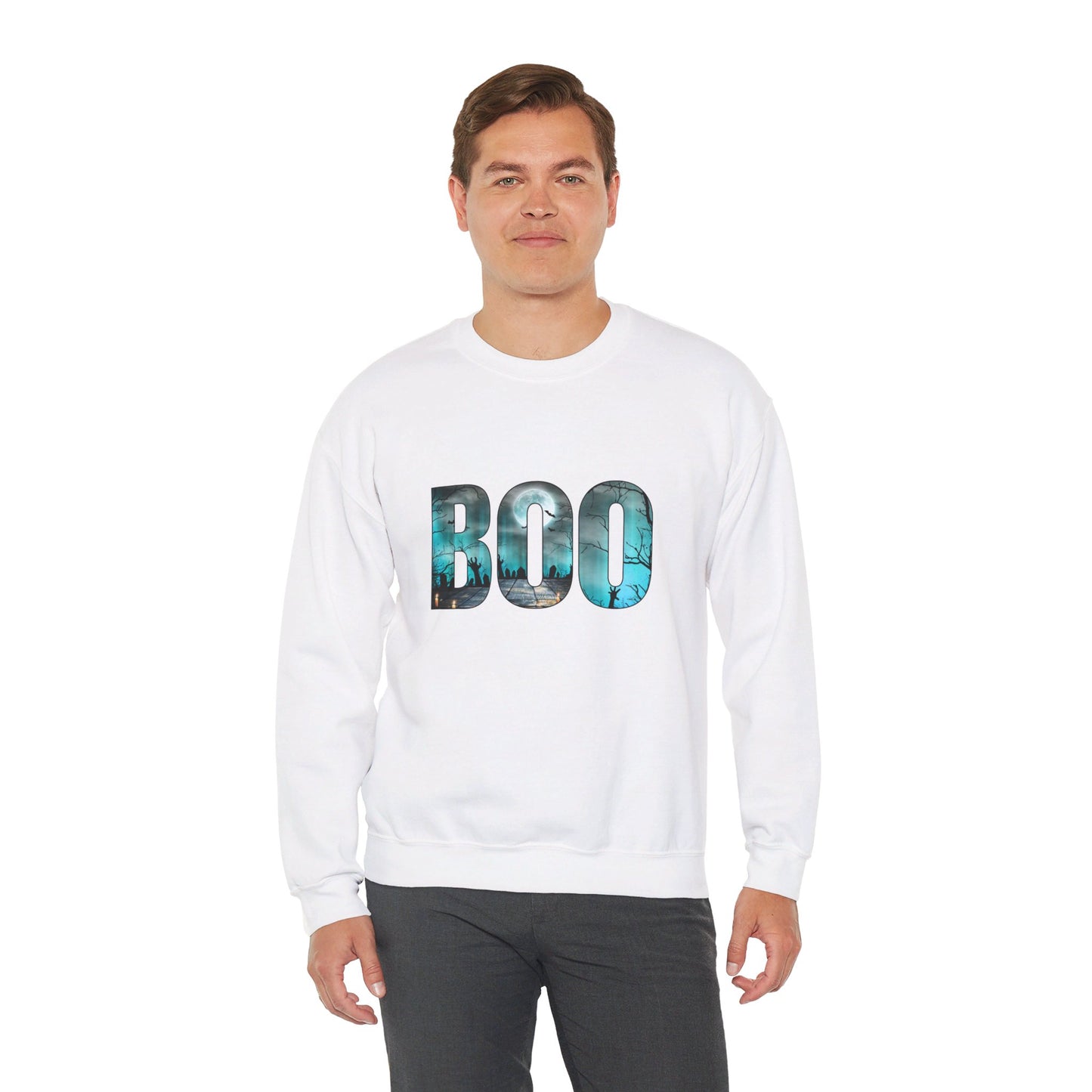 Graveyard BOO Unisex Heavy Blend™ Crewneck Sweatshirt