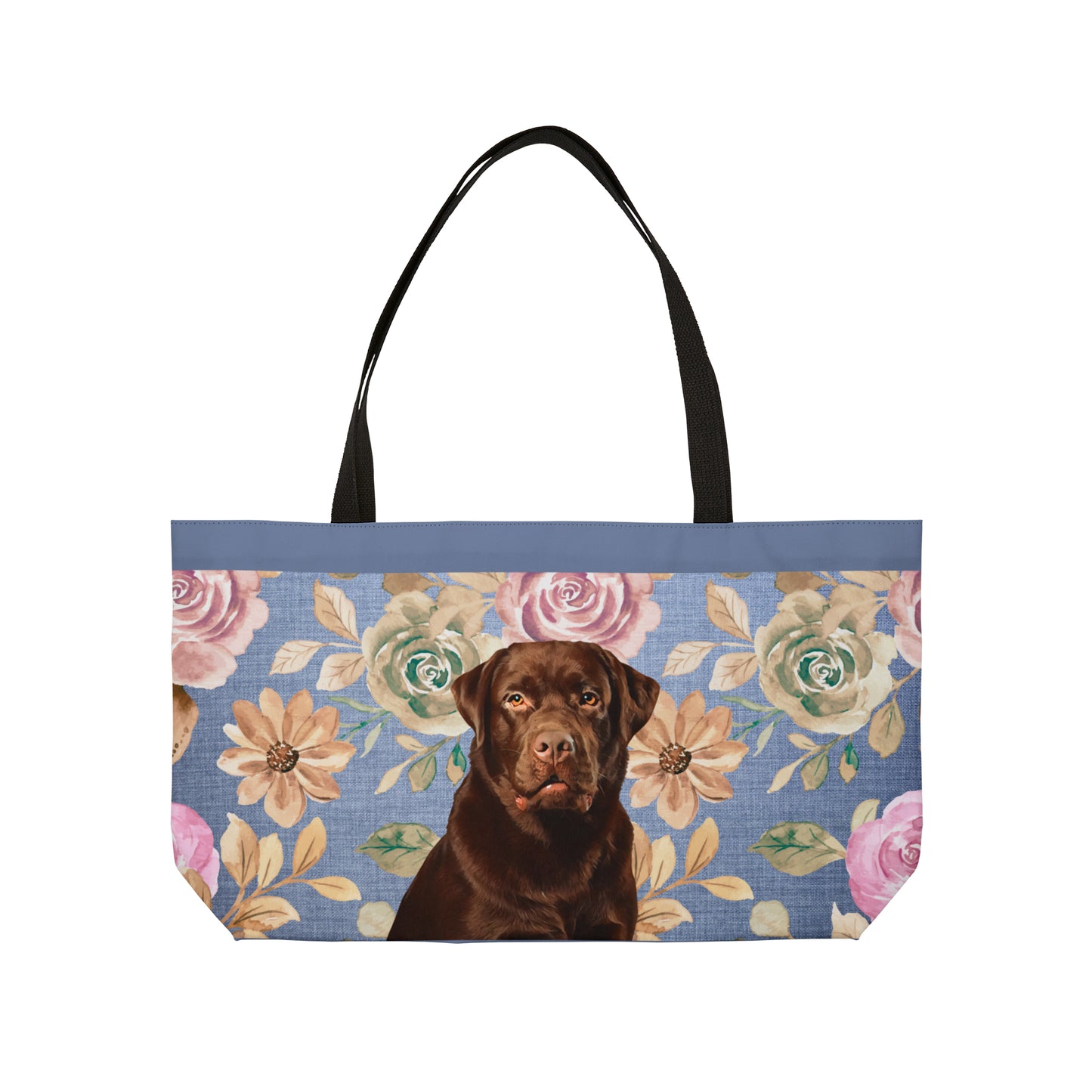 Chocolate Labrador Weekender Tote Bag