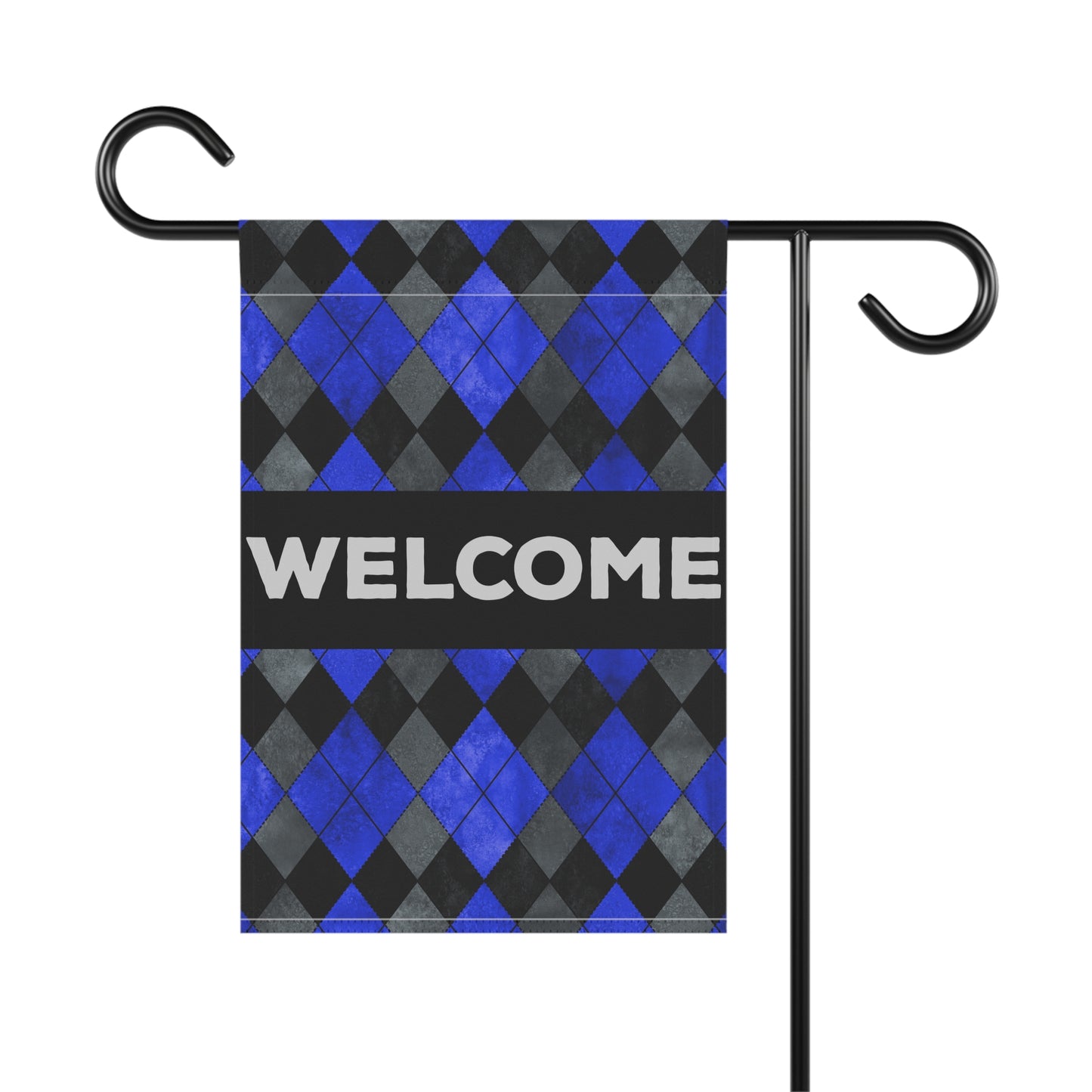 Frankie Welcome 2-Sided Garden & House Flag/Banner