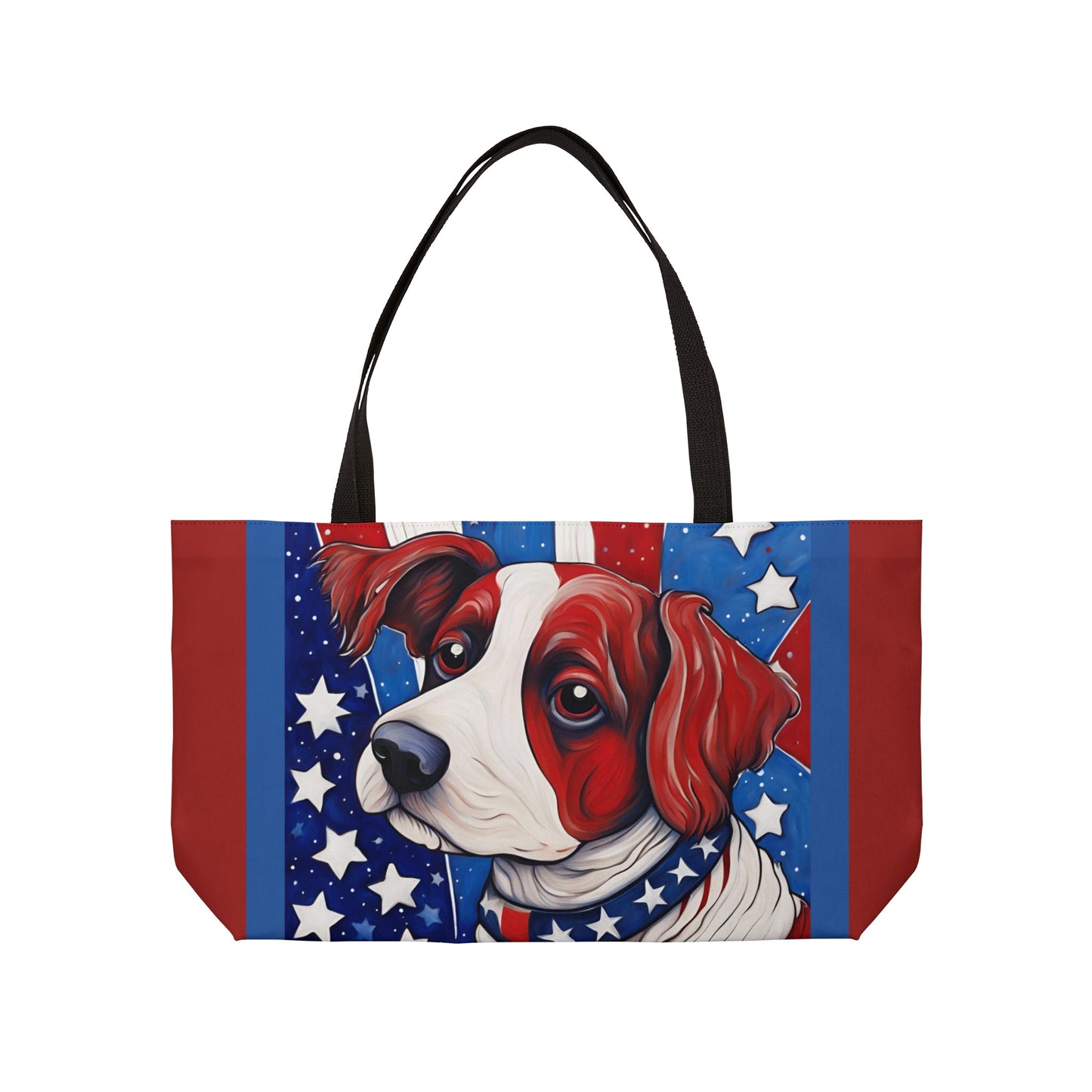 Proud American Pup Weekender Tote Bag