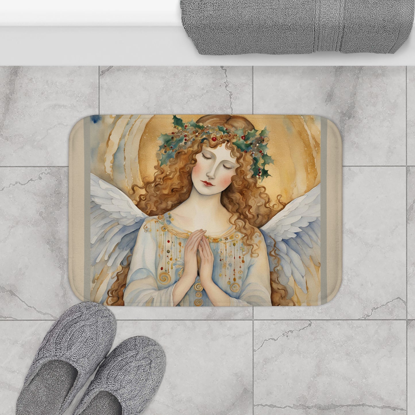 Guardian Angel Microfiber Bath Mat