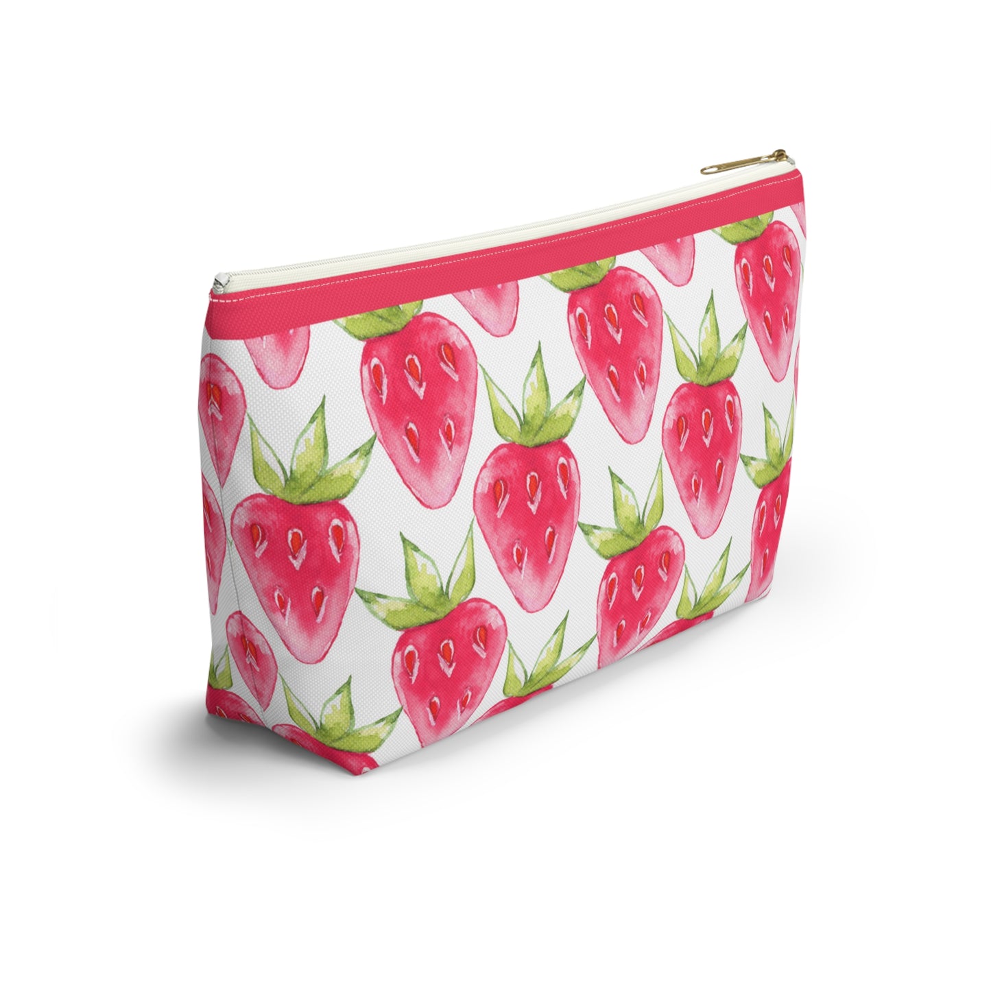 Strawberry Fields Accessory Pouch w T-bottom