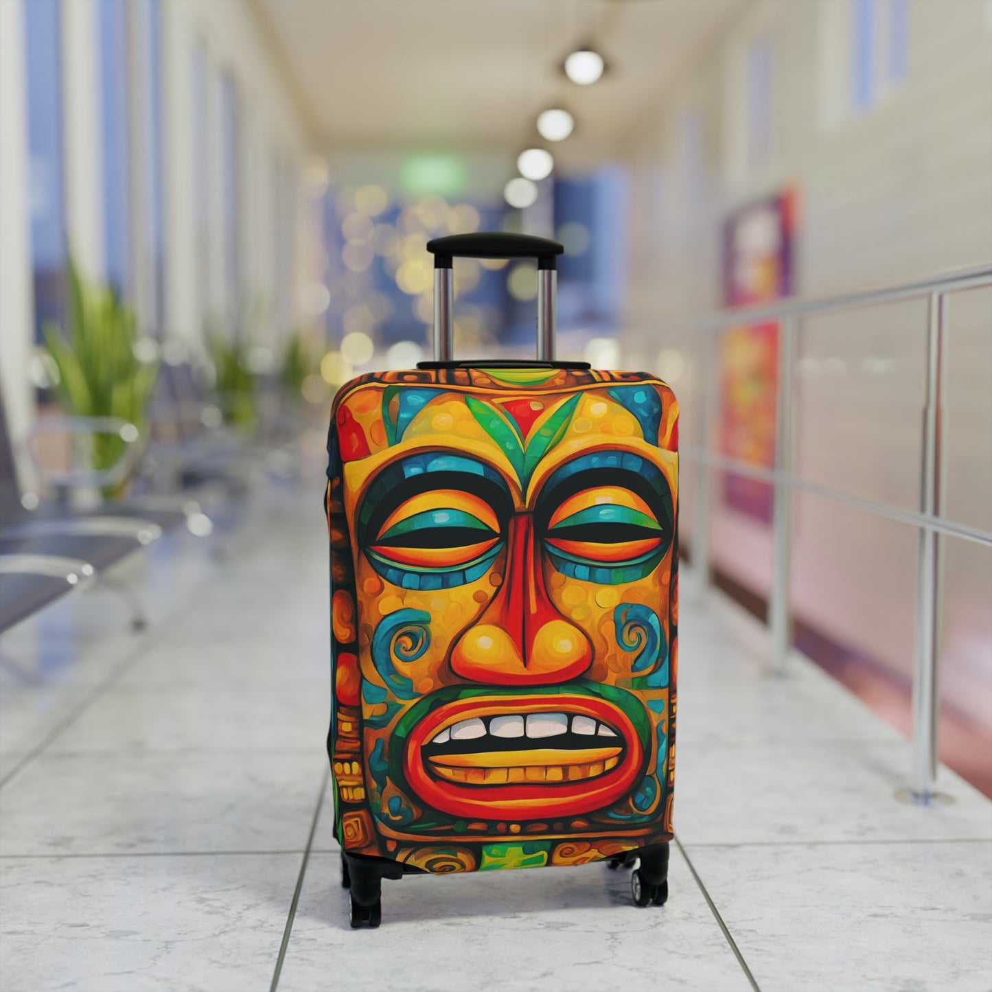 Happy Tiki Luggage Cover ONLY