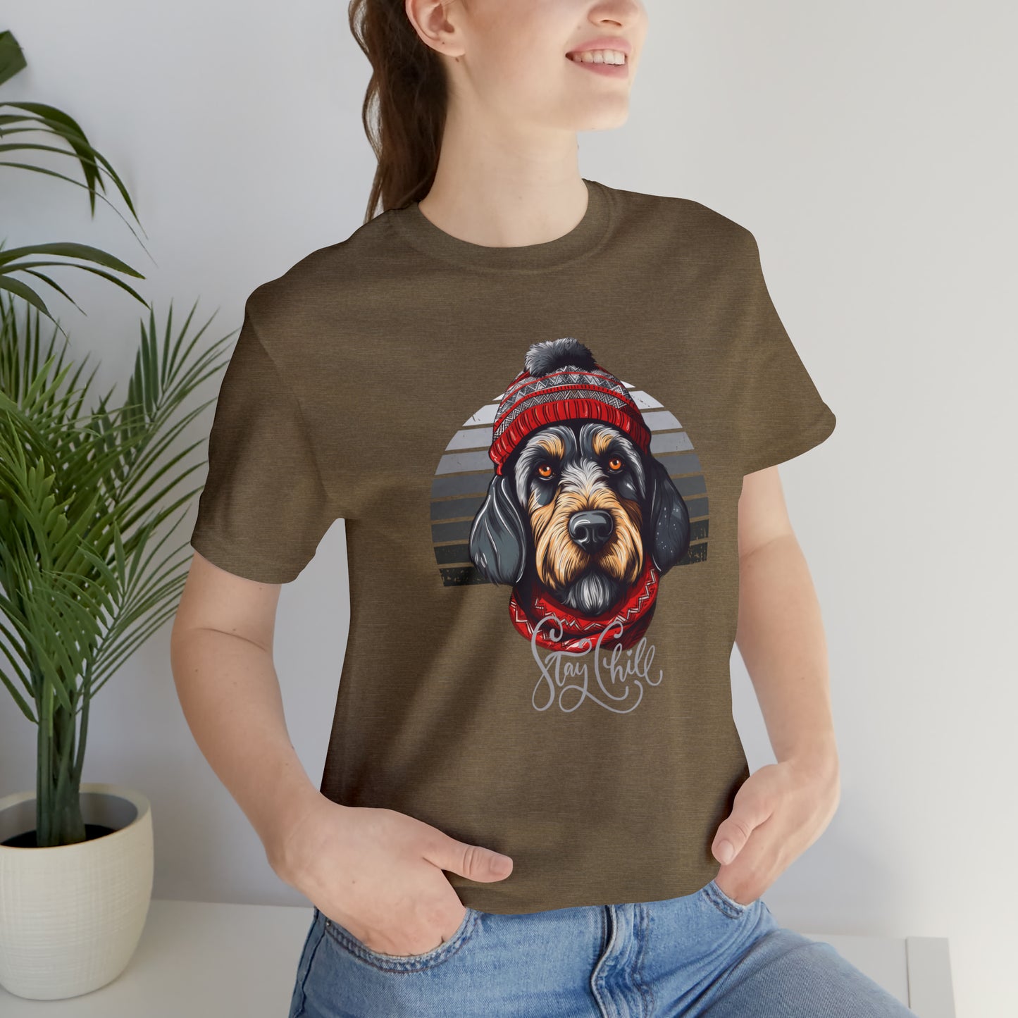 Stay Chill Giant Schnauzer Unisex Jersey Short Sleeve Tee