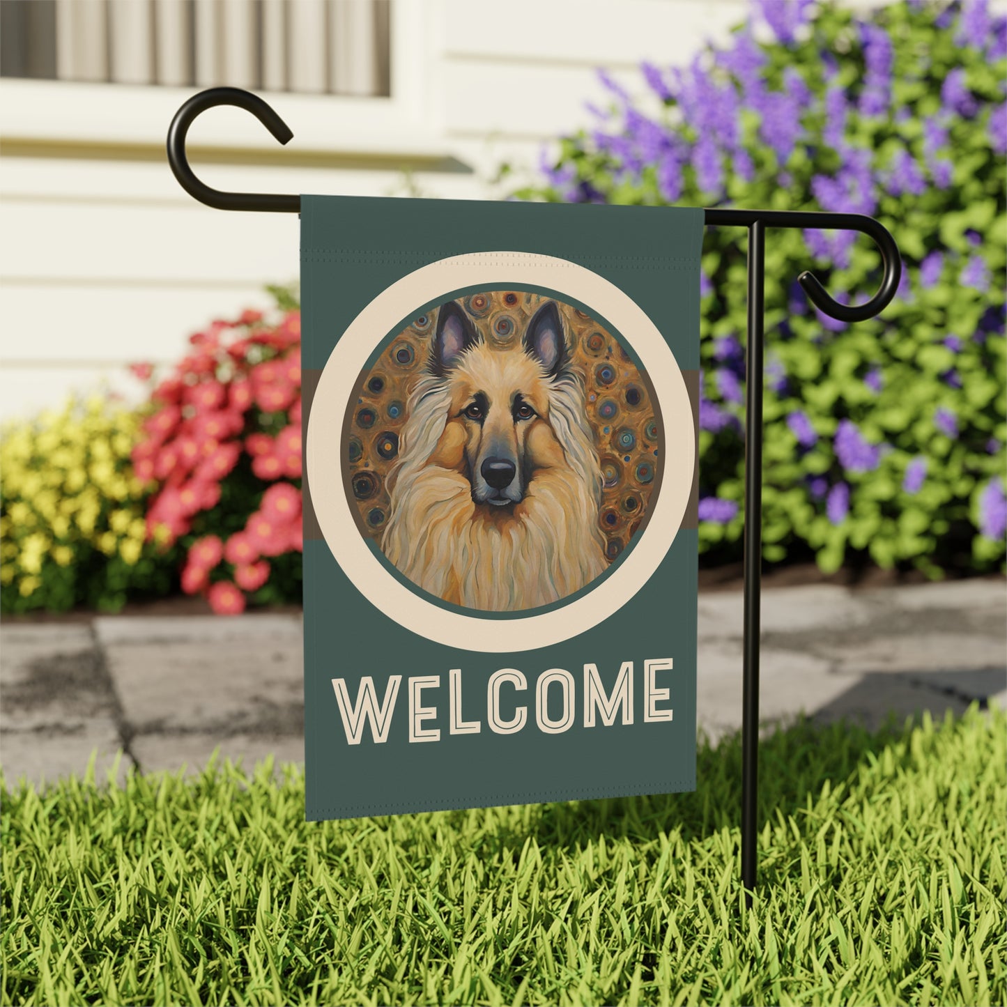 Belgian Tervuren Welcome 2-Sided Garden & House Flag/Banner