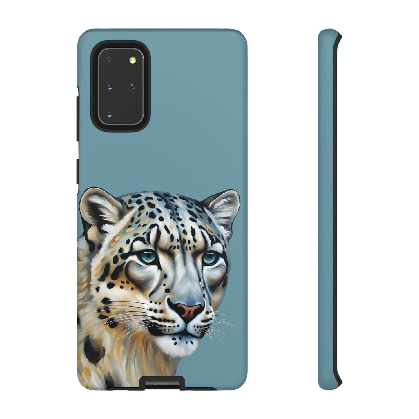 Snow Leopard iPhone Samsung Galaxy Google Pixel Tough Cases