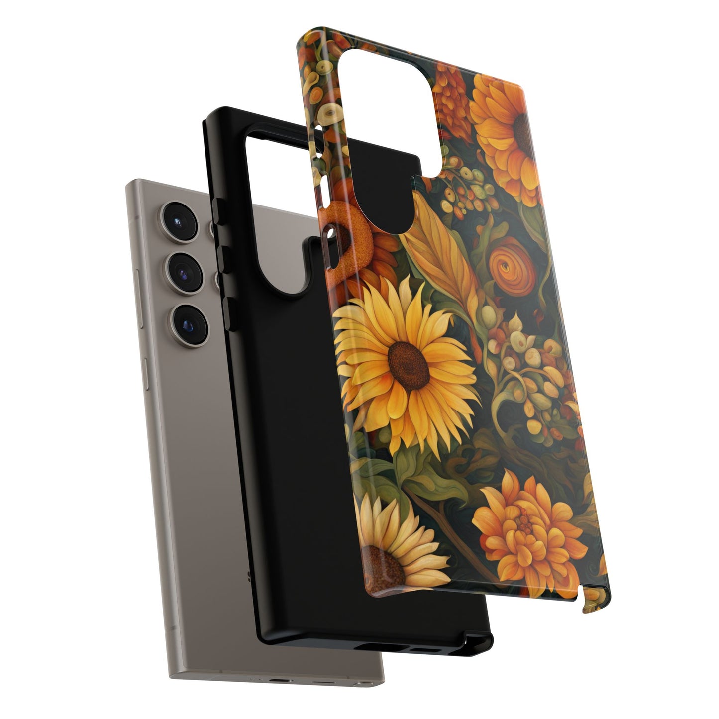 Autumn Flowers iPhone Samsung Galaxy Google Pixel Tough Cases