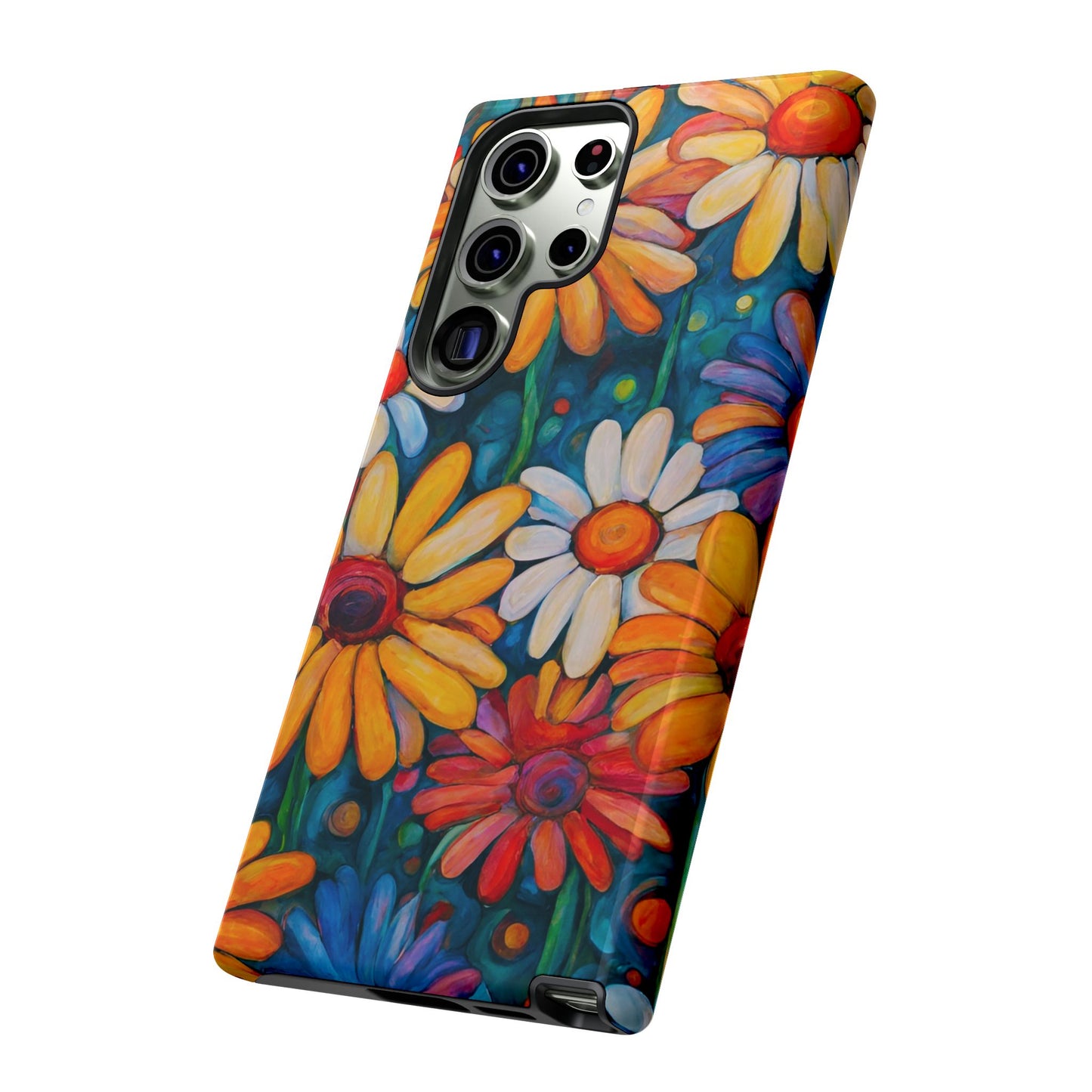 Crazy Daisies iPhone Samsung Galaxy Google Pixel Tough Cases