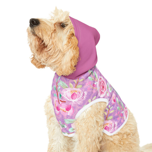 Ann Floral Pet Hoodie