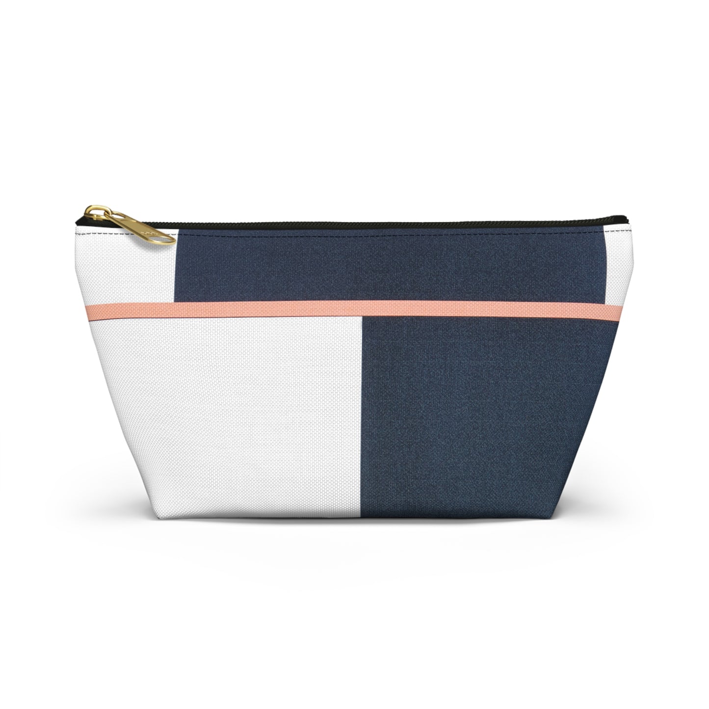 Modern Nautical Accessory Pouch w T-bottom