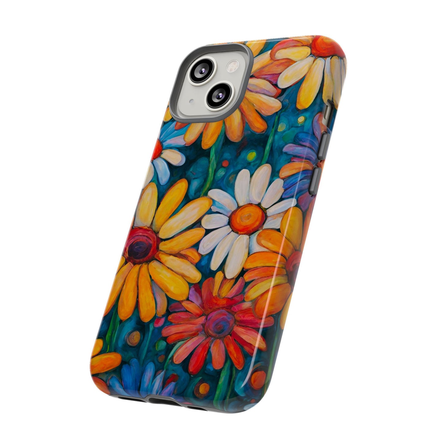 Crazy Daisies iPhone Samsung Galaxy Google Pixel Tough Cases