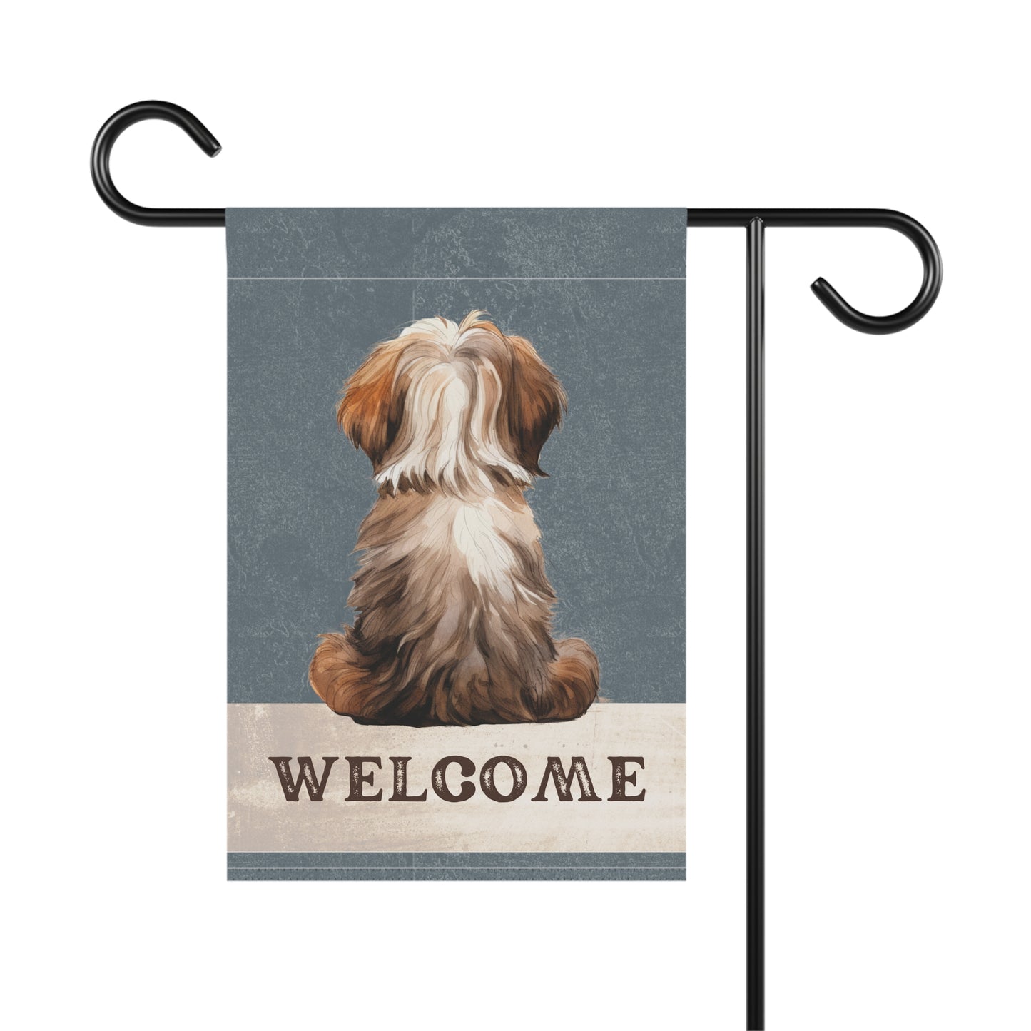 Havanese Welcome 2-Sided Garden & House Flag/Banner