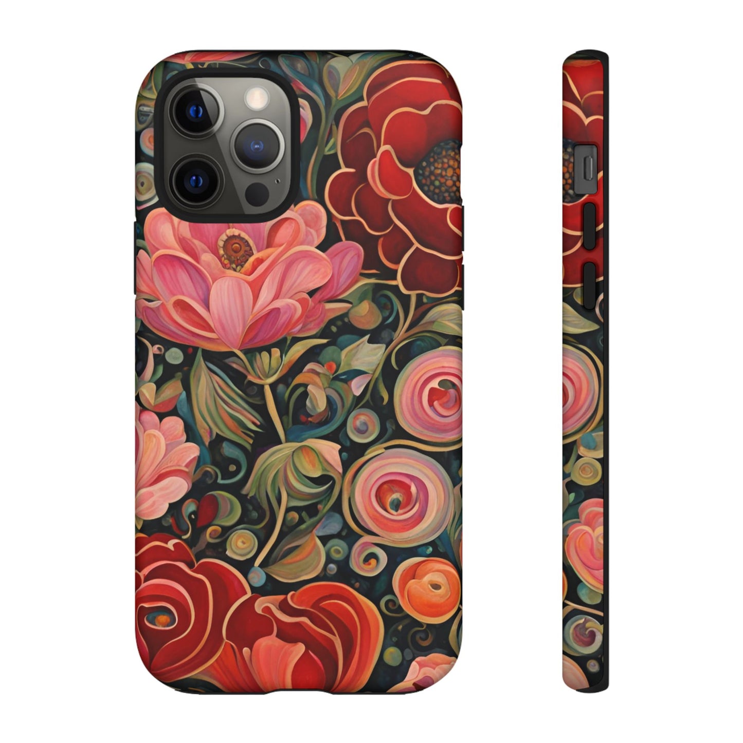 February Flowers iPhone Samsung Galaxy Google Pixel Tough Cases