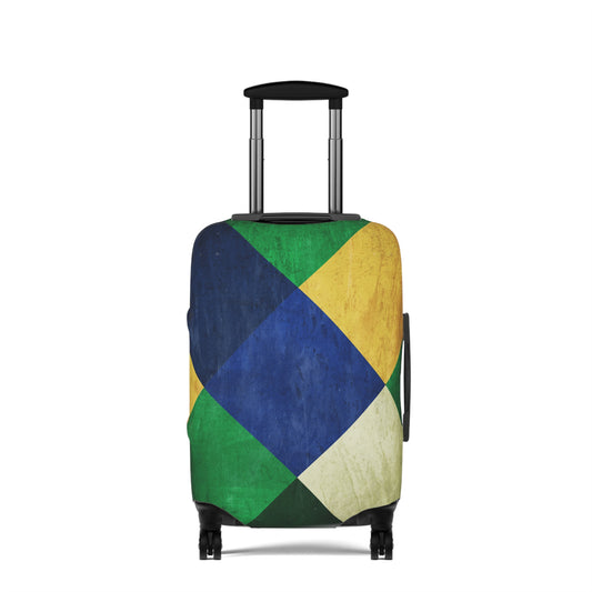 Brasil Plaid Luggage Cover