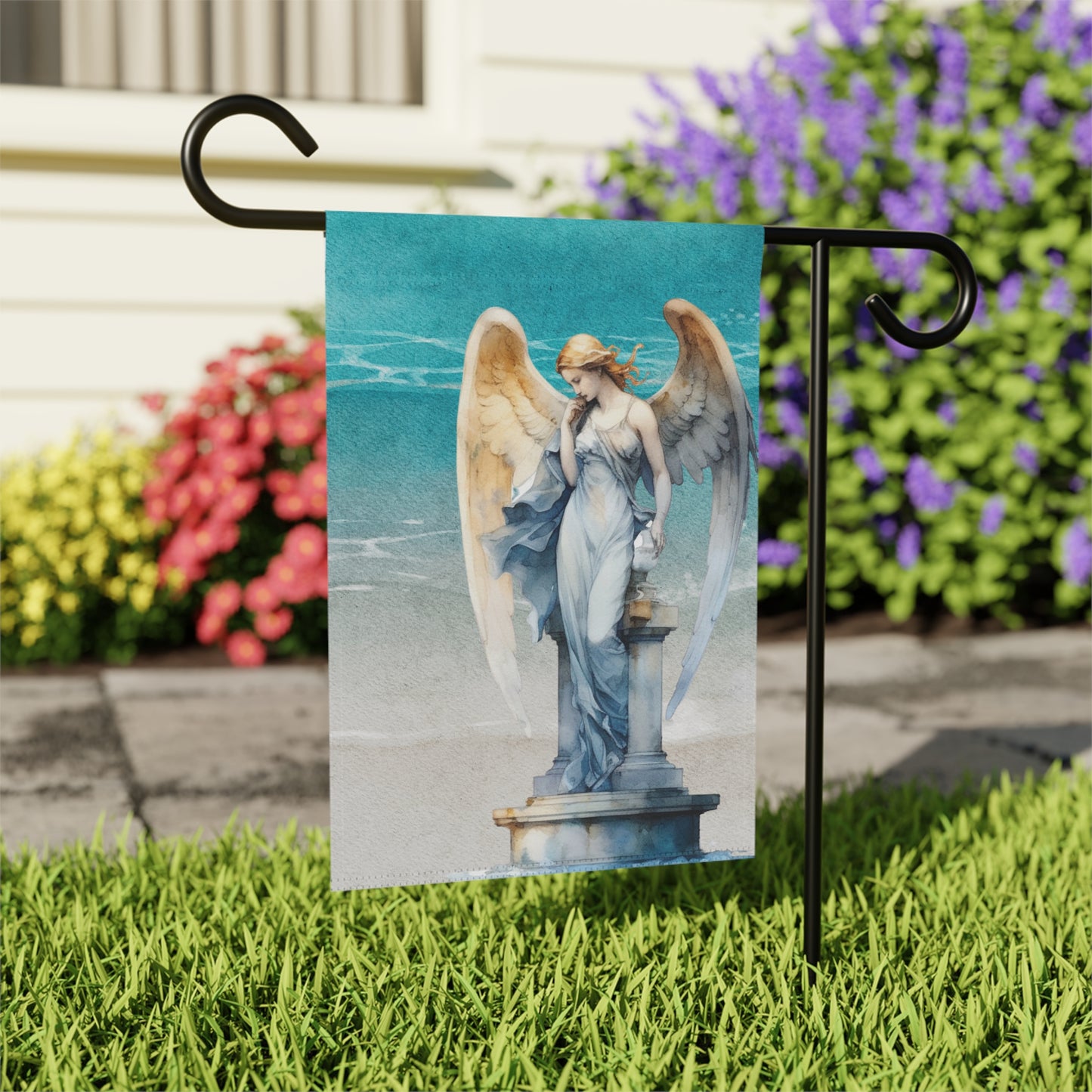 Beach Angel Garden & House Flag/Banner