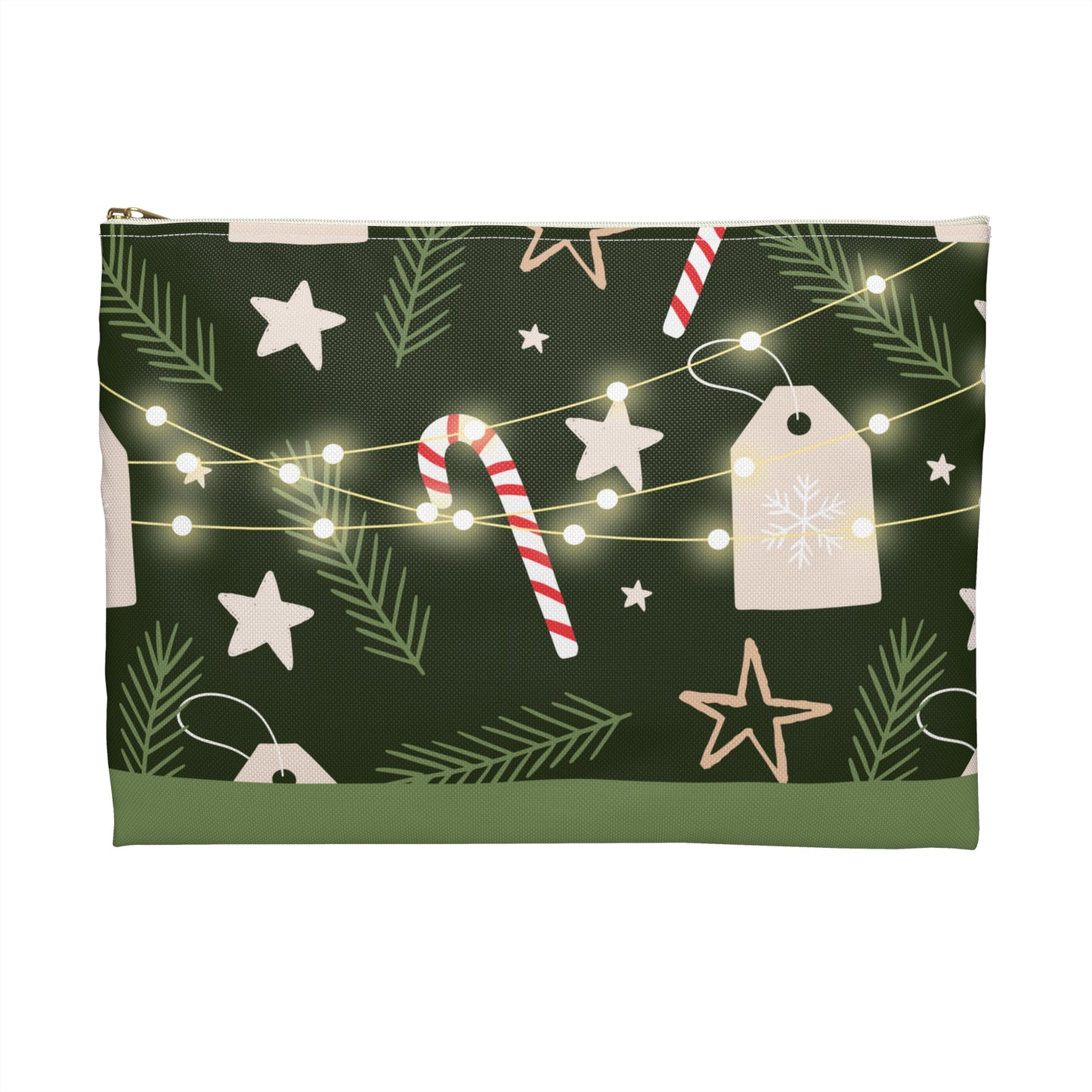 Rustic Christmas Accessory Pouch