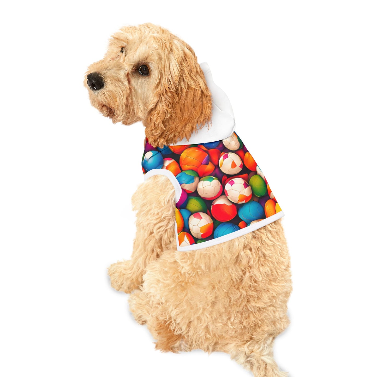 Volleyball Pop Pet Hoodie