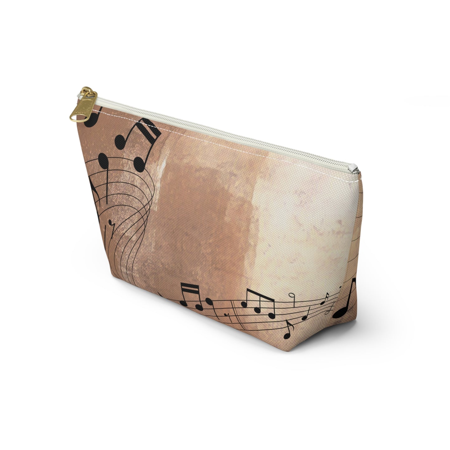 Music Notes Scuff Accessory Pouch w T-bottom