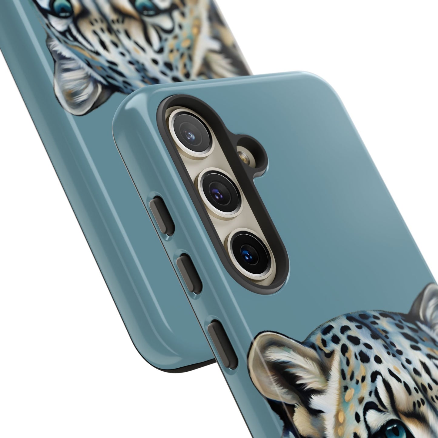 Snow Leopard iPhone Samsung Galaxy Google Pixel Tough Cases