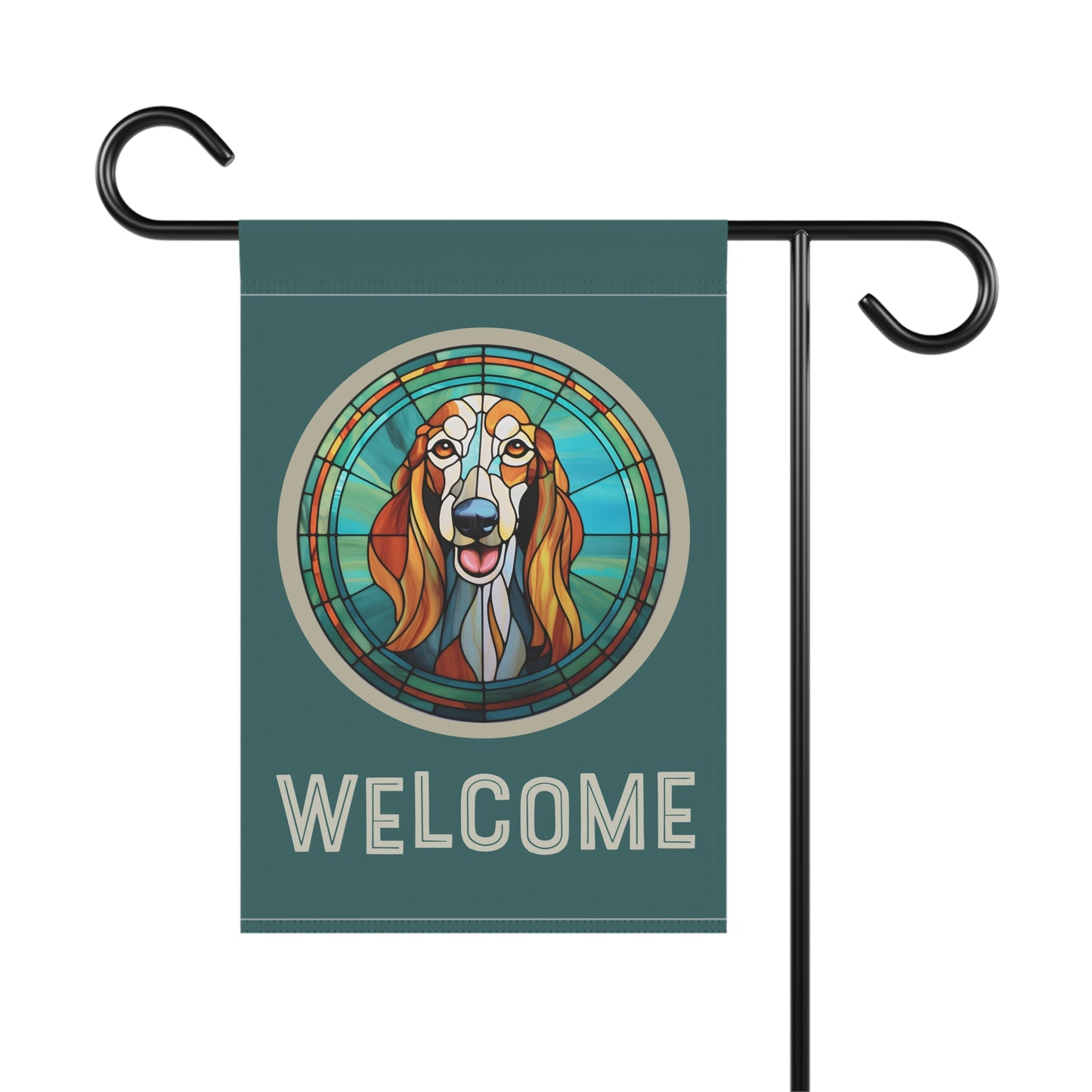 Saluki Welcome 2-Sided Garden & House Flag/Banner