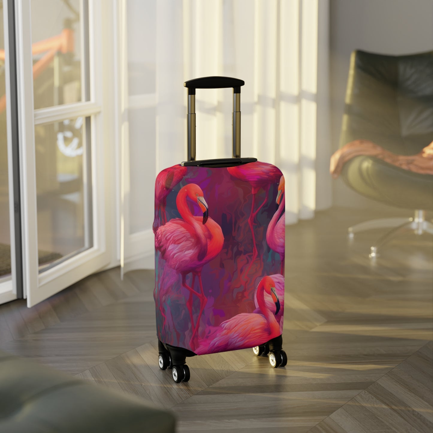 Flamingo Dreams Luggage Cover