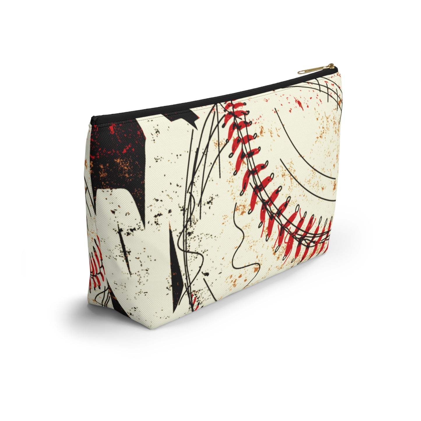 Cardinals Baseball Grunge Accessory Pouch w T-bottom