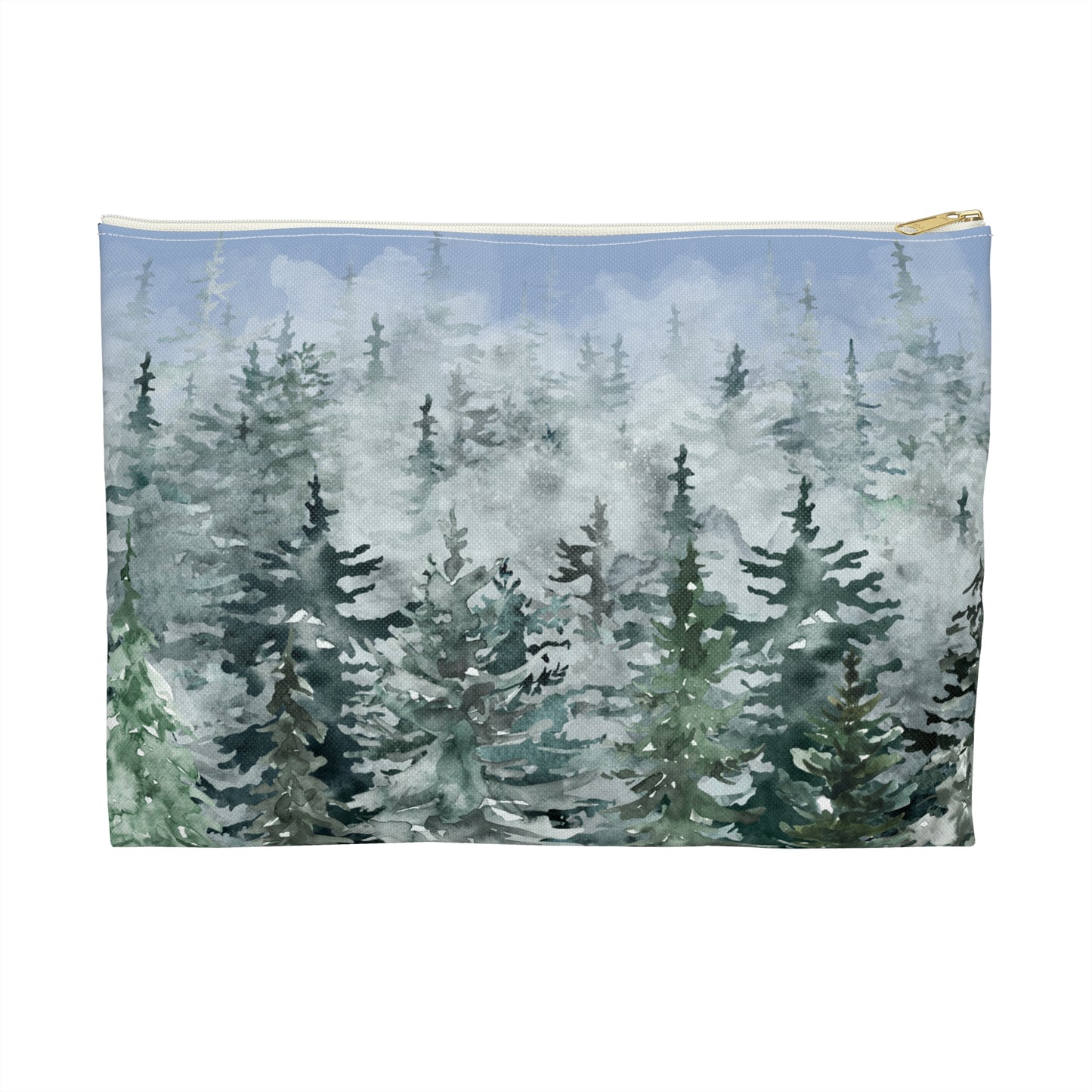 Evergreens in Winter Accessory Pouch